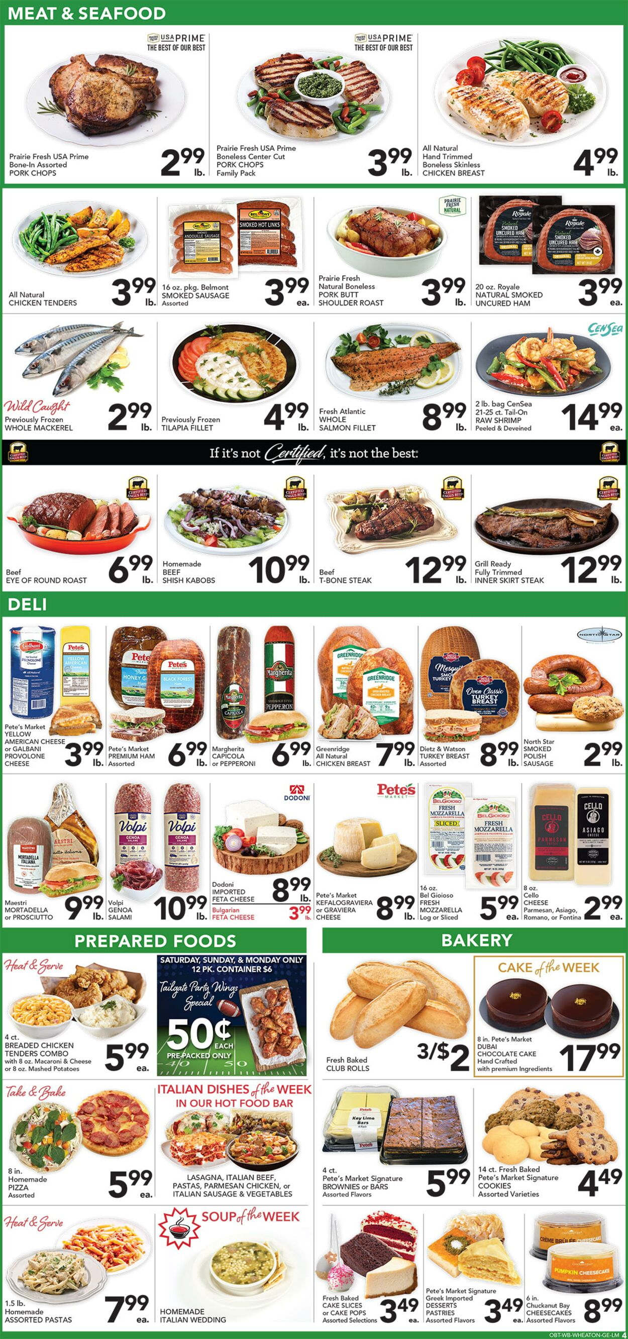 Catalogue Pete's Fresh Market from 10/08/2025