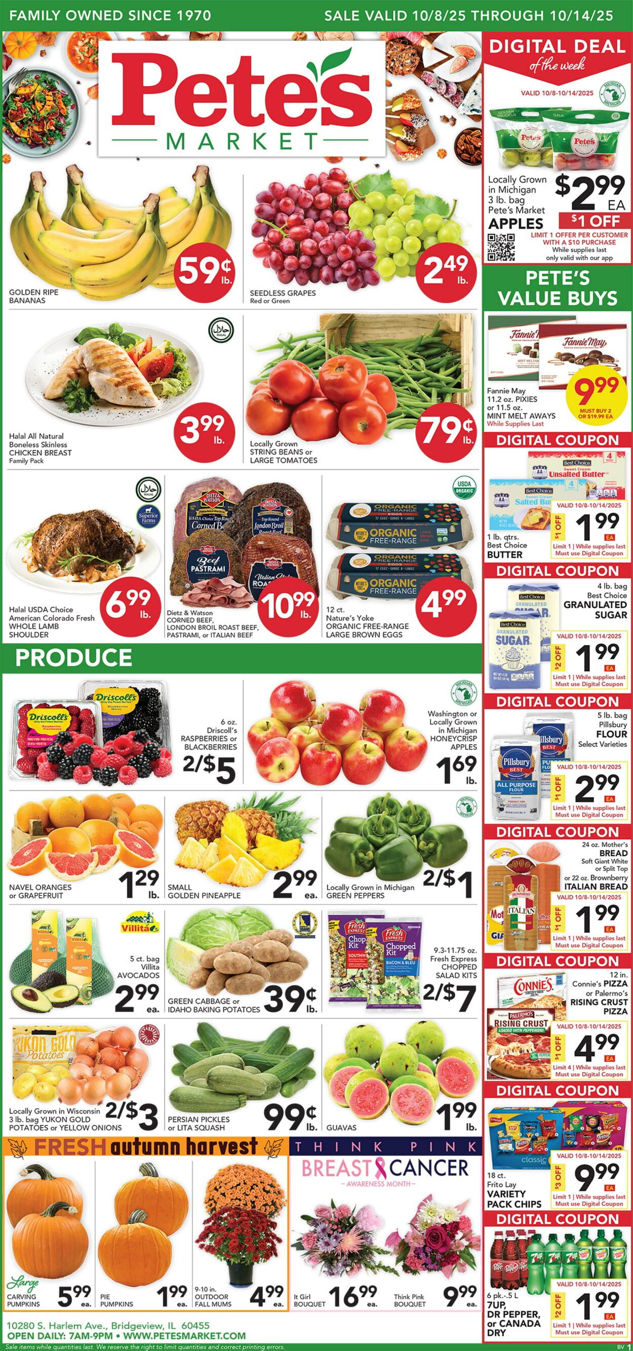 Catalogue Pete's Fresh Market from 10/08/2025