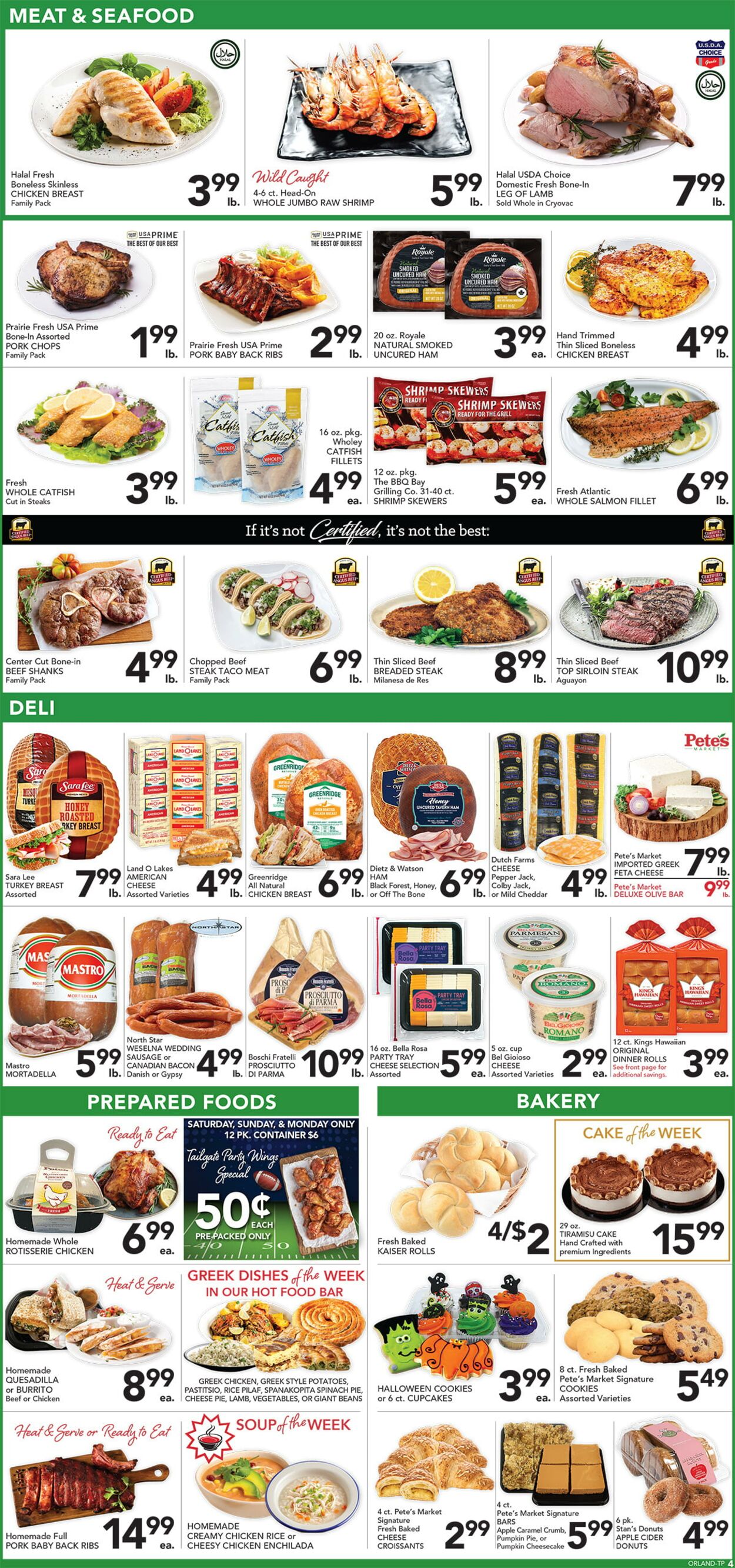 Catalogue Pete's Fresh Market from 10/08/2025