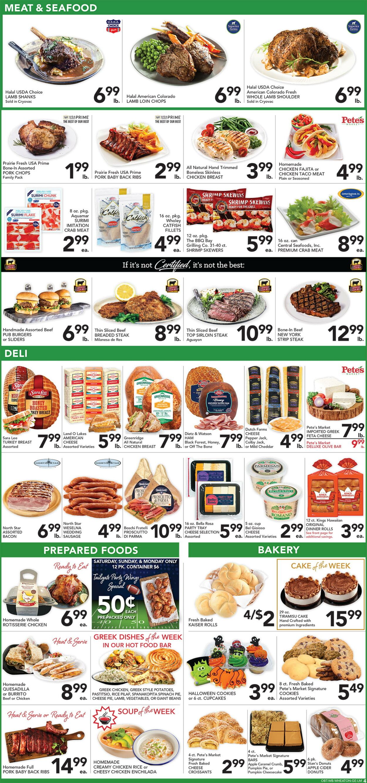 Catalogue Pete's Fresh Market from 10/08/2025