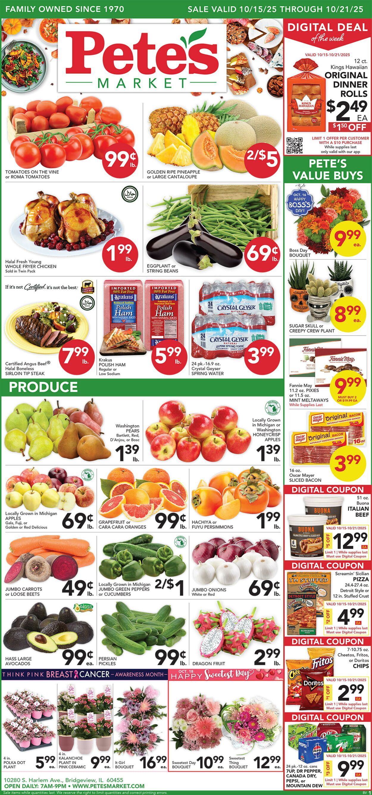 Catalogue Pete's Fresh Market from 10/15/2025