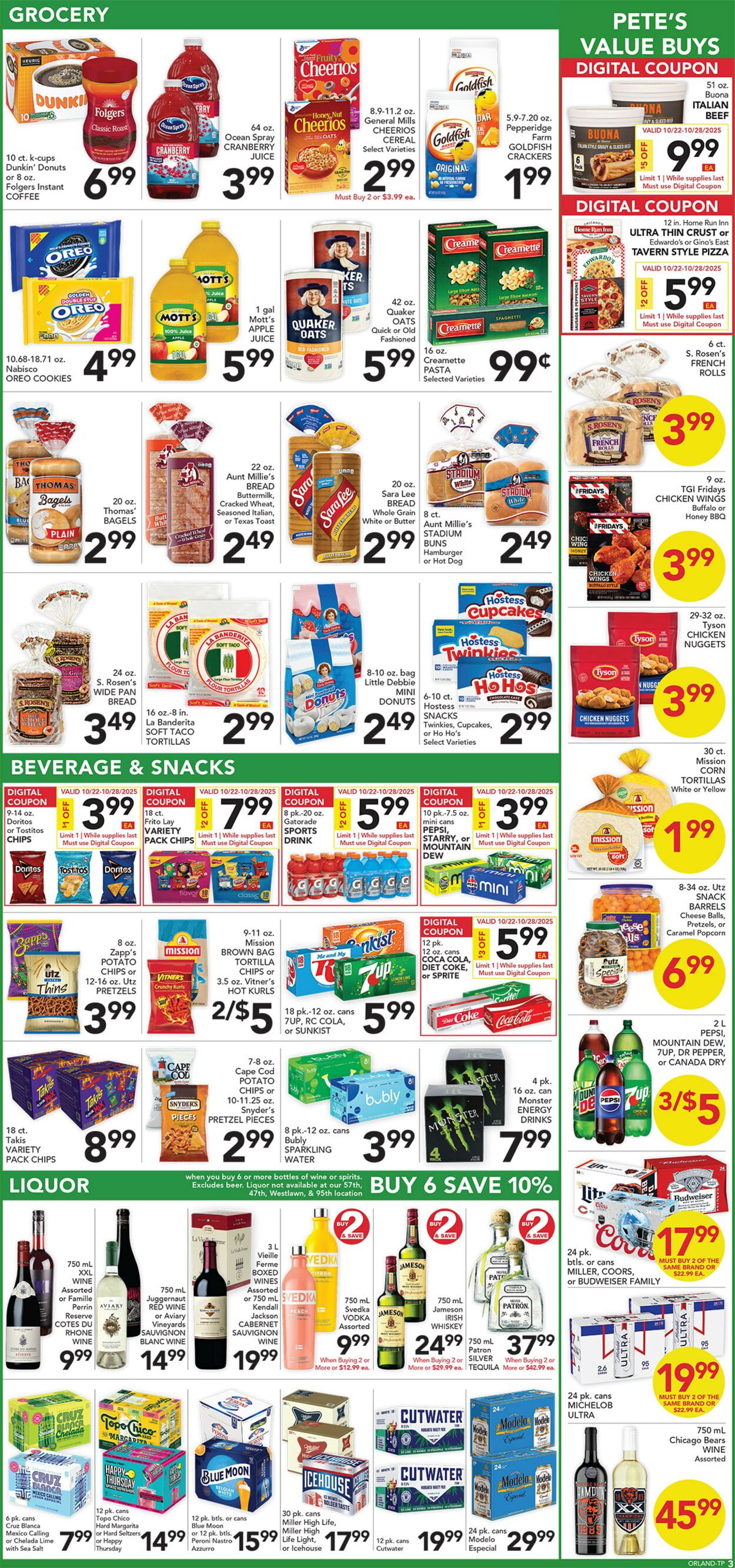 Catalogue Pete's Fresh Market from 10/15/2025