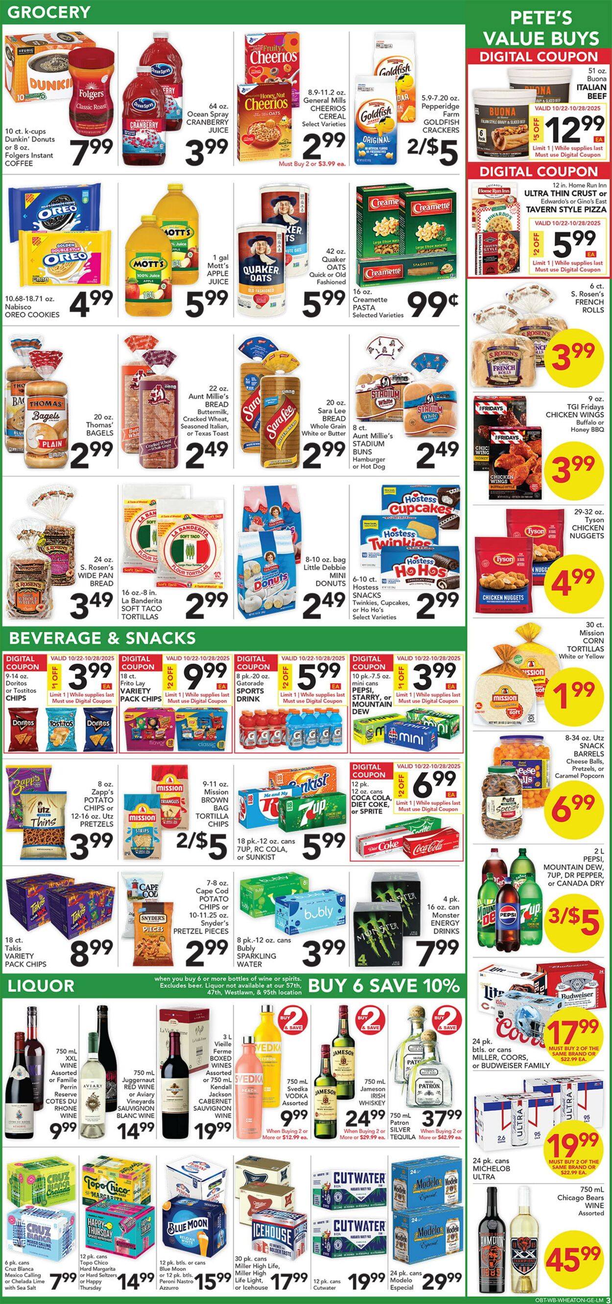 Catalogue Pete's Fresh Market from 10/15/2025