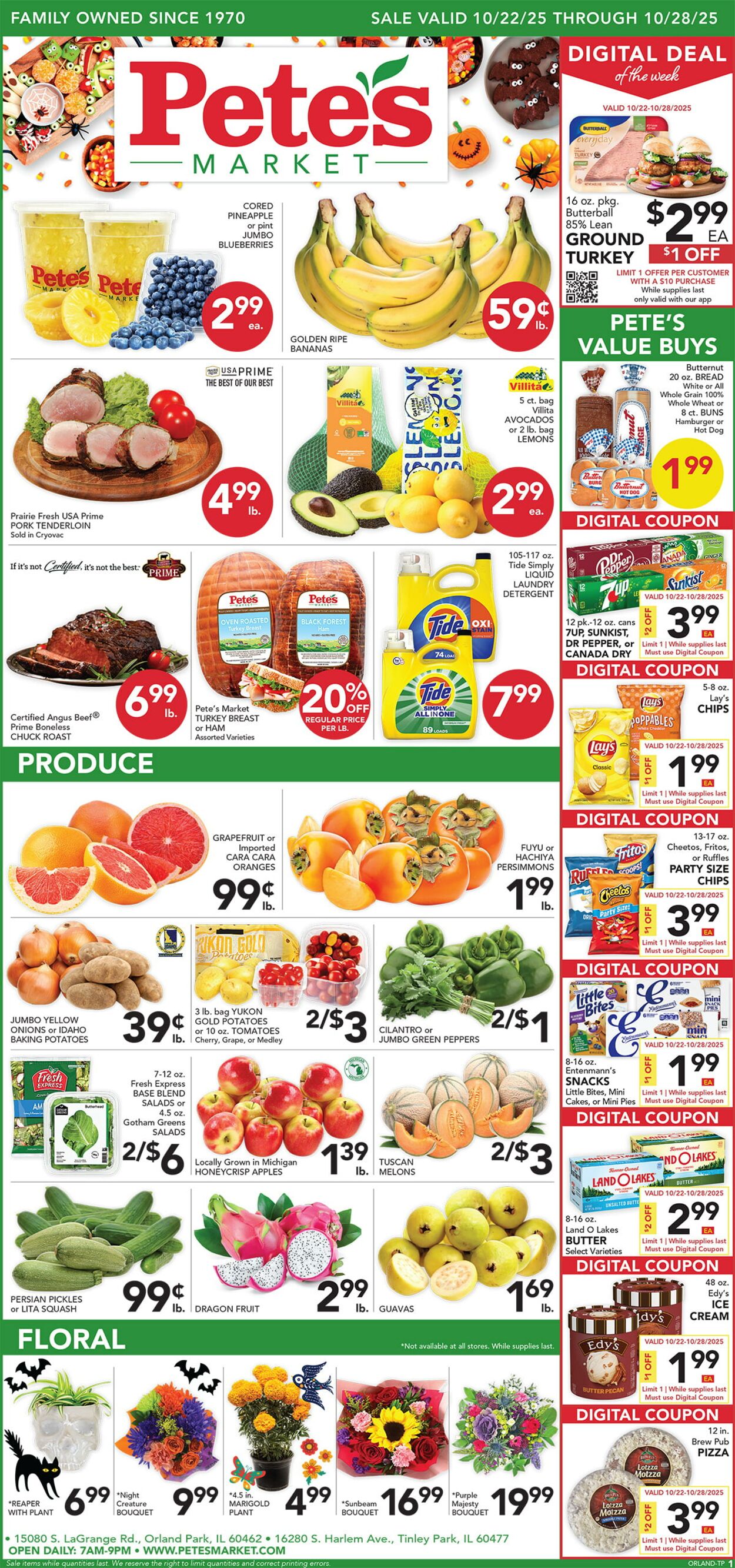 Catalogue Pete's Fresh Market from 10/22/2025