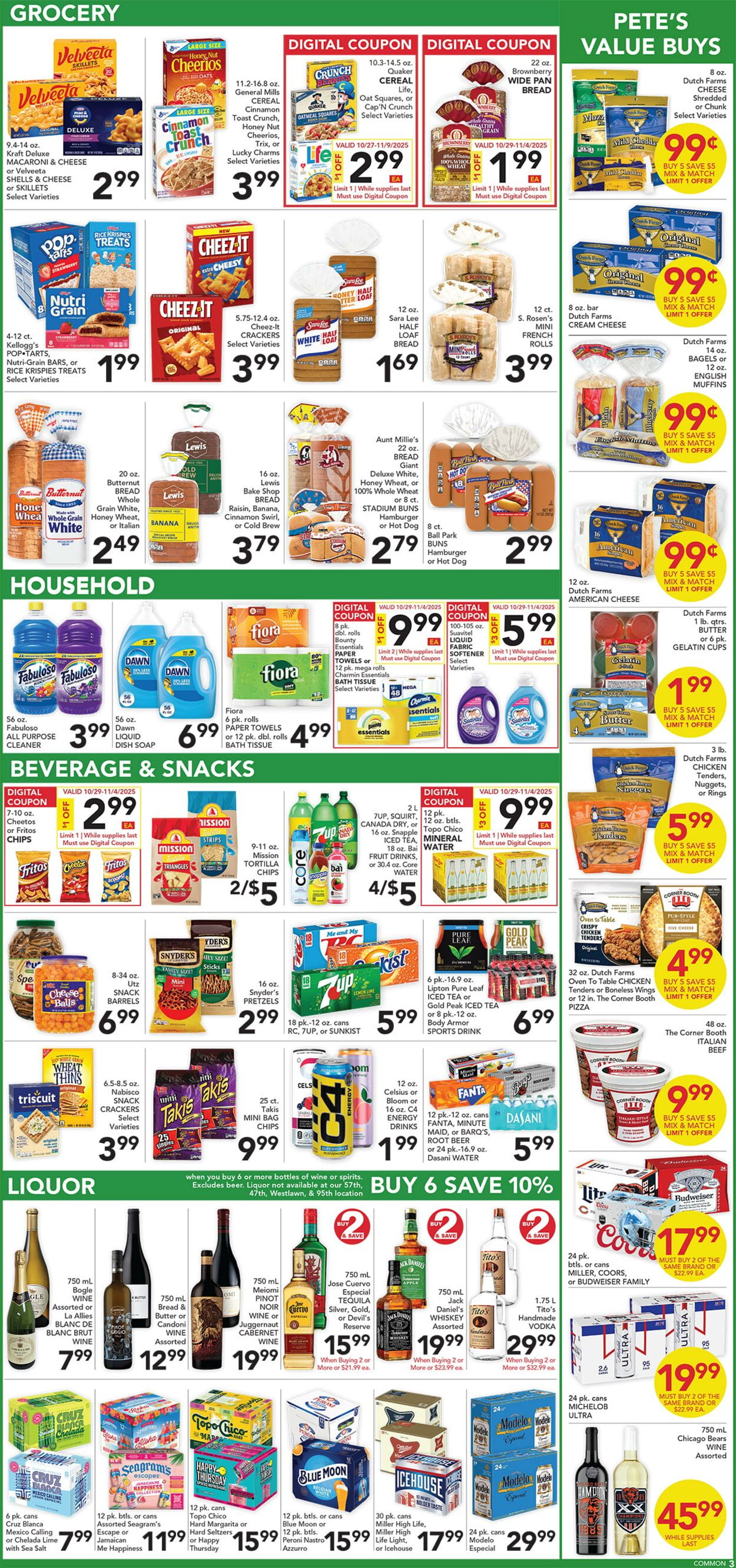 Catalogue Pete's Fresh Market from 10/22/2025