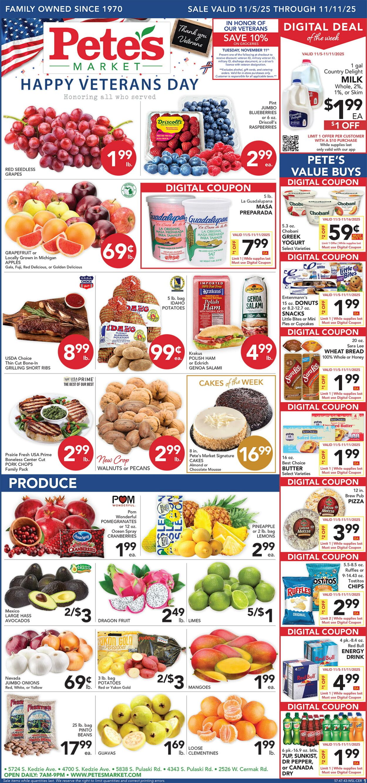 Catalogue Pete's Fresh Market from 10/29/2025