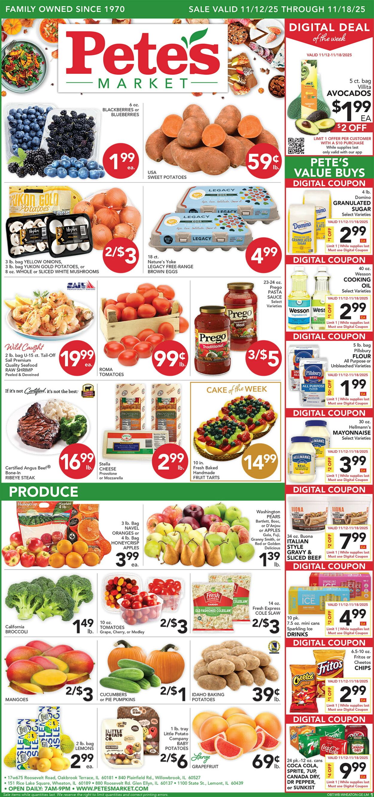 Catalogue Pete's Fresh Market from 11/05/2025