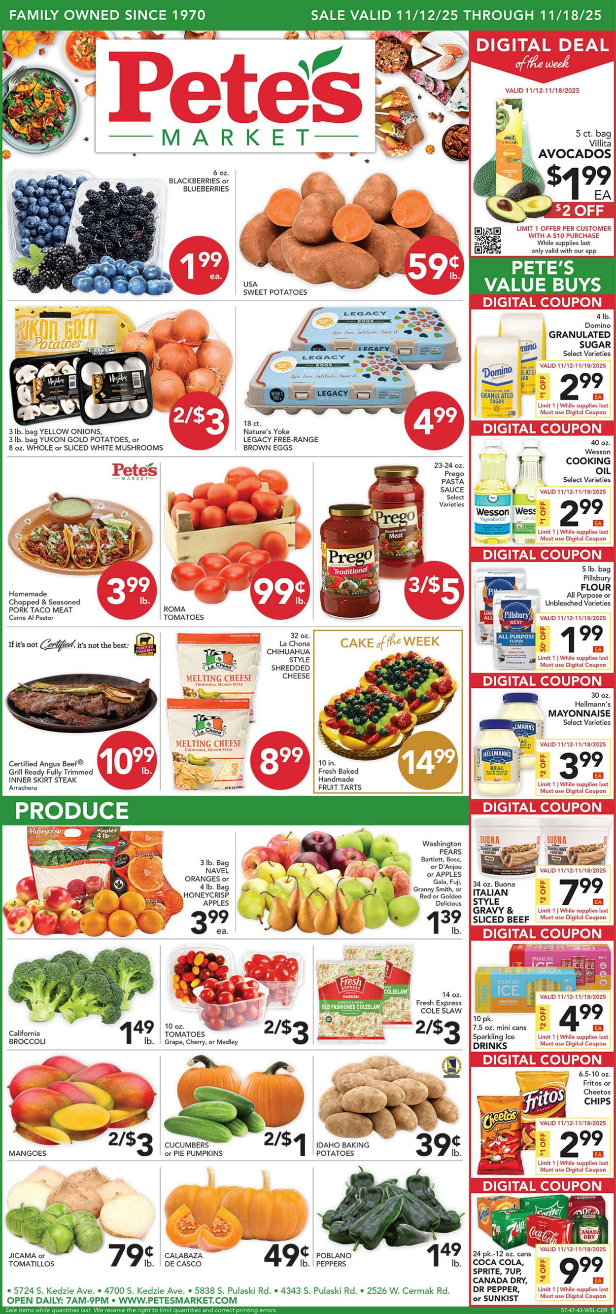 Catalogue Pete's Fresh Market from 11/12/2025
