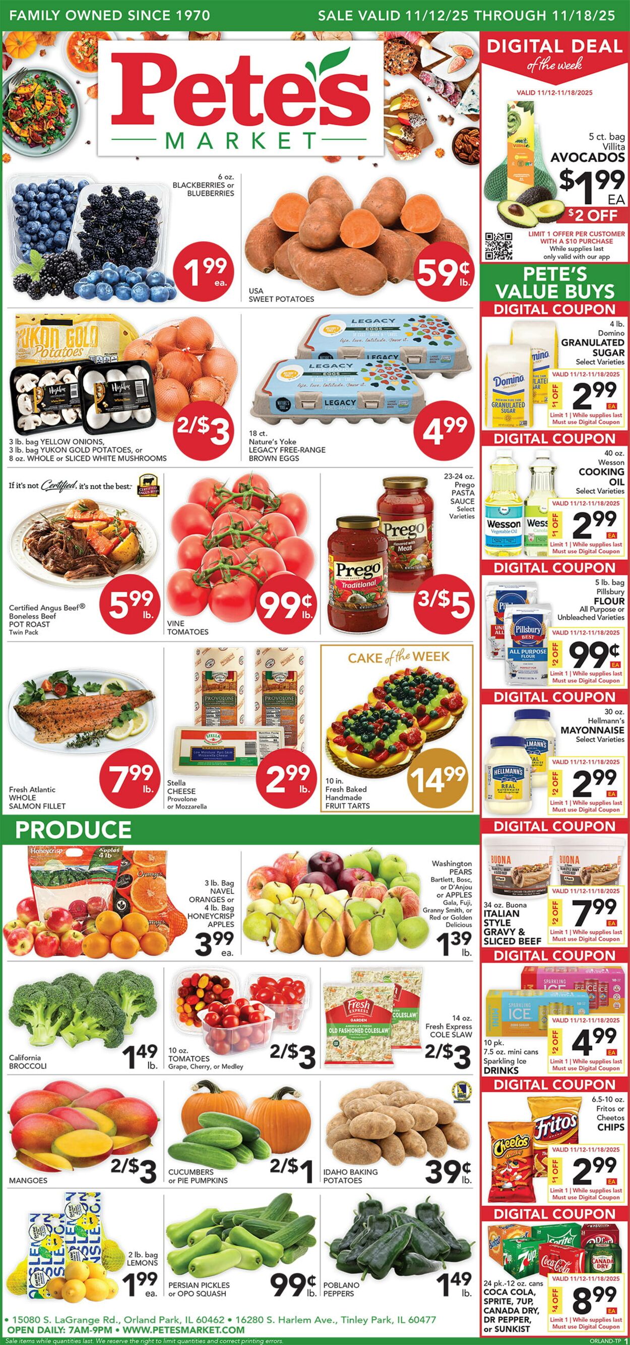 Catalogue Pete's Fresh Market from 11/12/2025