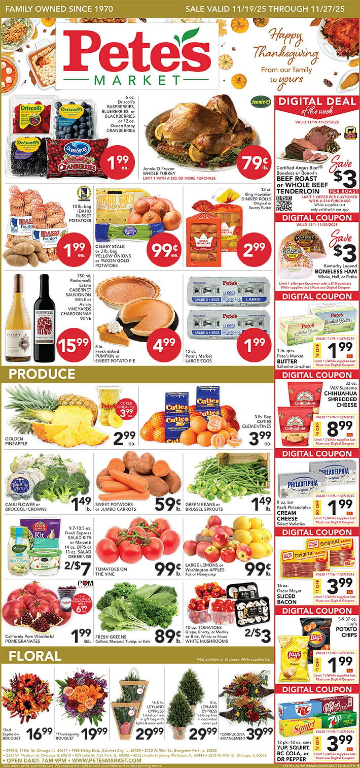 Catalogue Pete's Fresh Market from 11/19/2025
