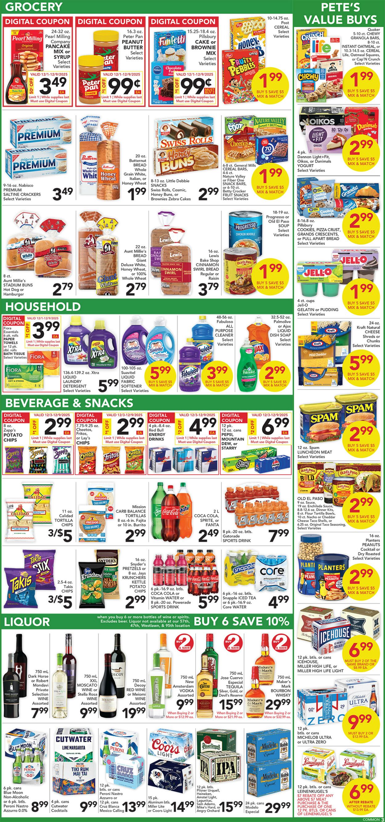 Catalogue Pete's Fresh Market from 12/03/2025