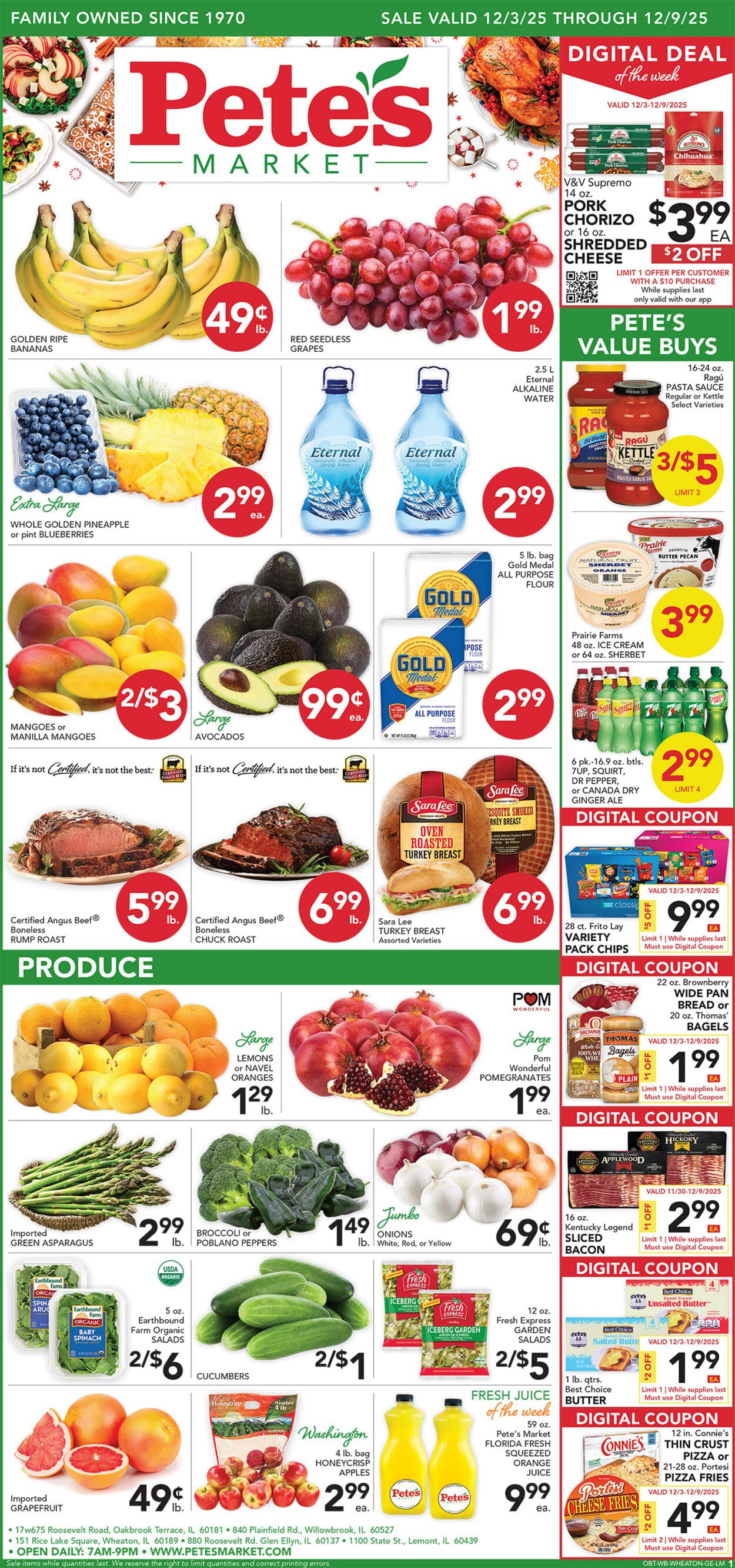 Catalogue Pete's Fresh Market from 12/03/2025