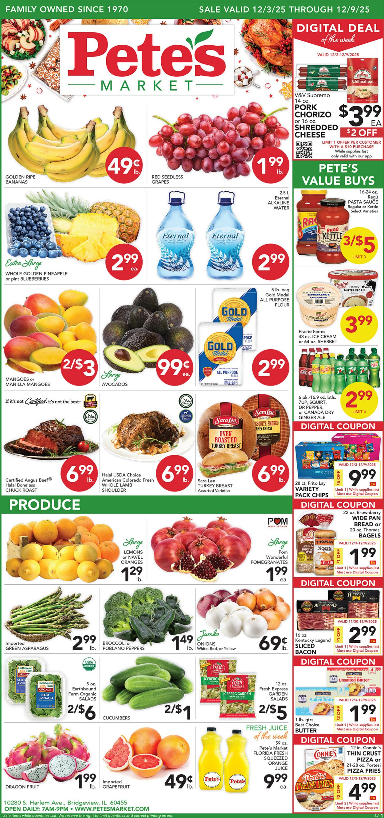 Catalogue Pete's Fresh Market from 12/03/2025