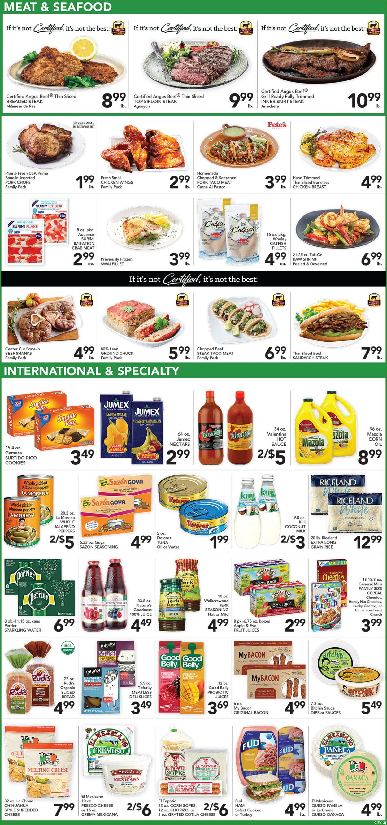 Catalogue Pete's Fresh Market from 12/03/2025