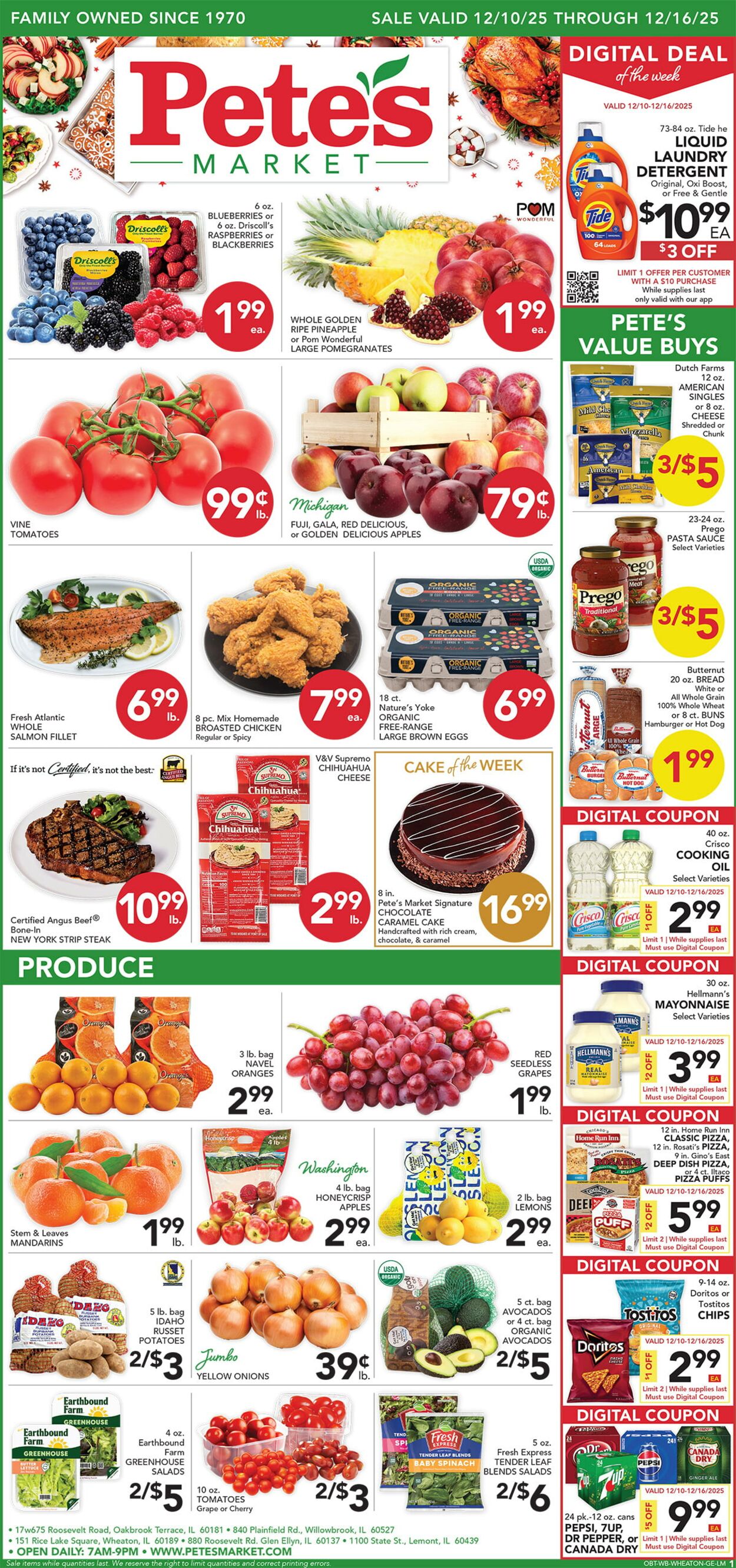 Catalogue Pete's Fresh Market from 12/10/2025