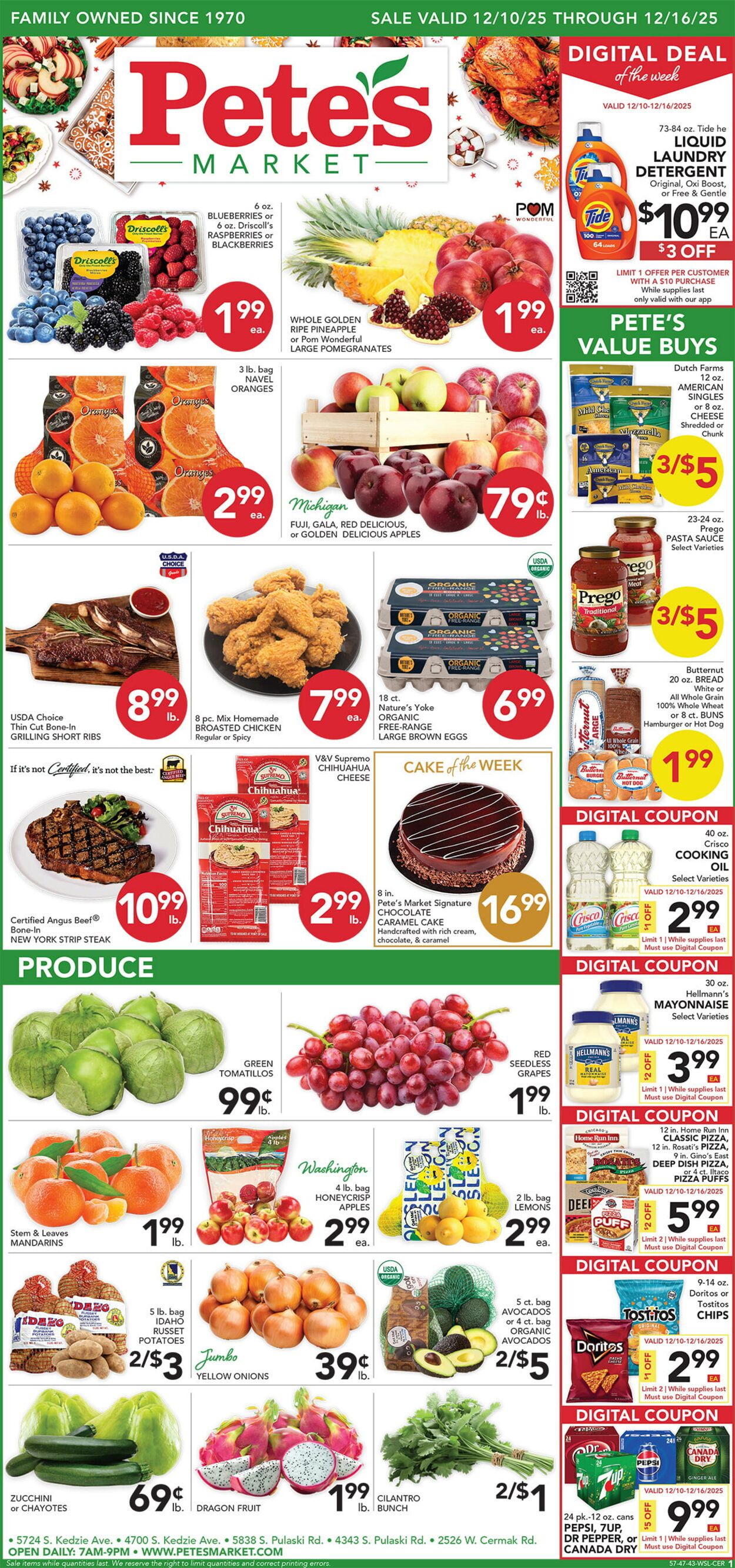 Catalogue Pete's Fresh Market from 12/10/2025