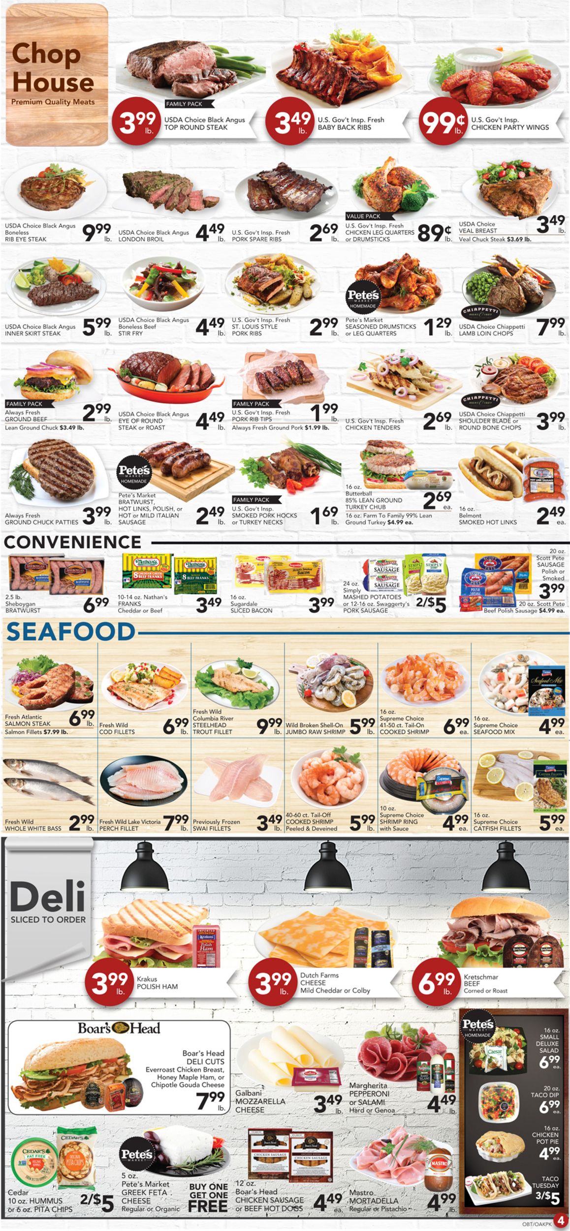 Catalogue Pete's Fresh Market from 05/01/2019