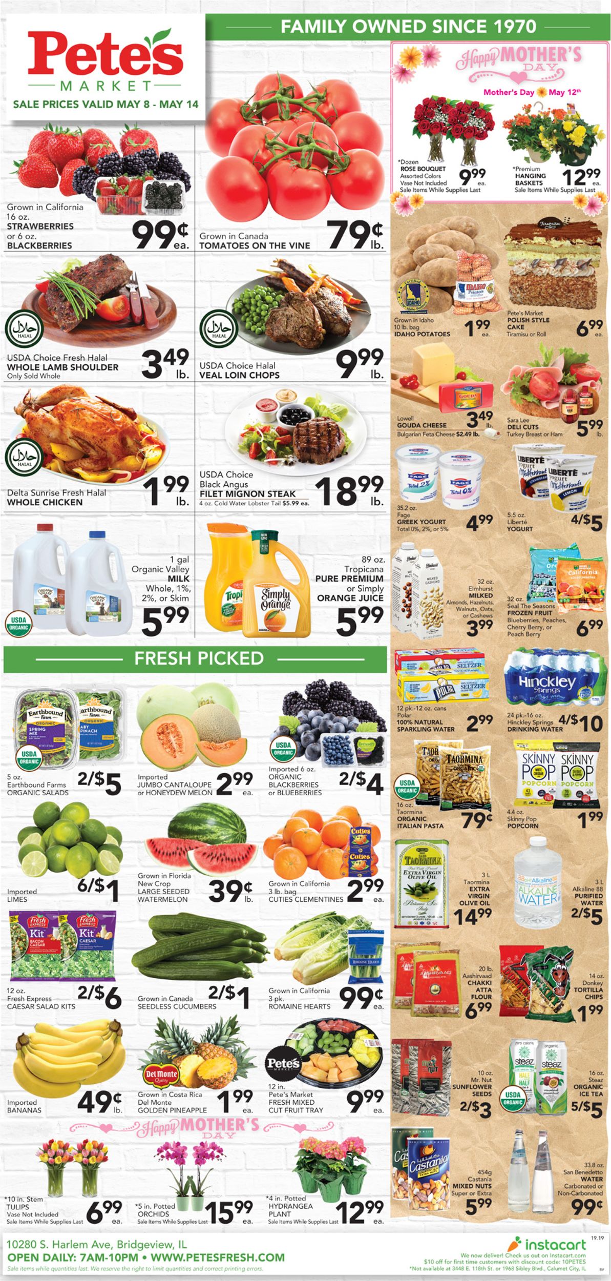 Catalogue Pete's Fresh Market from 05/08/2019