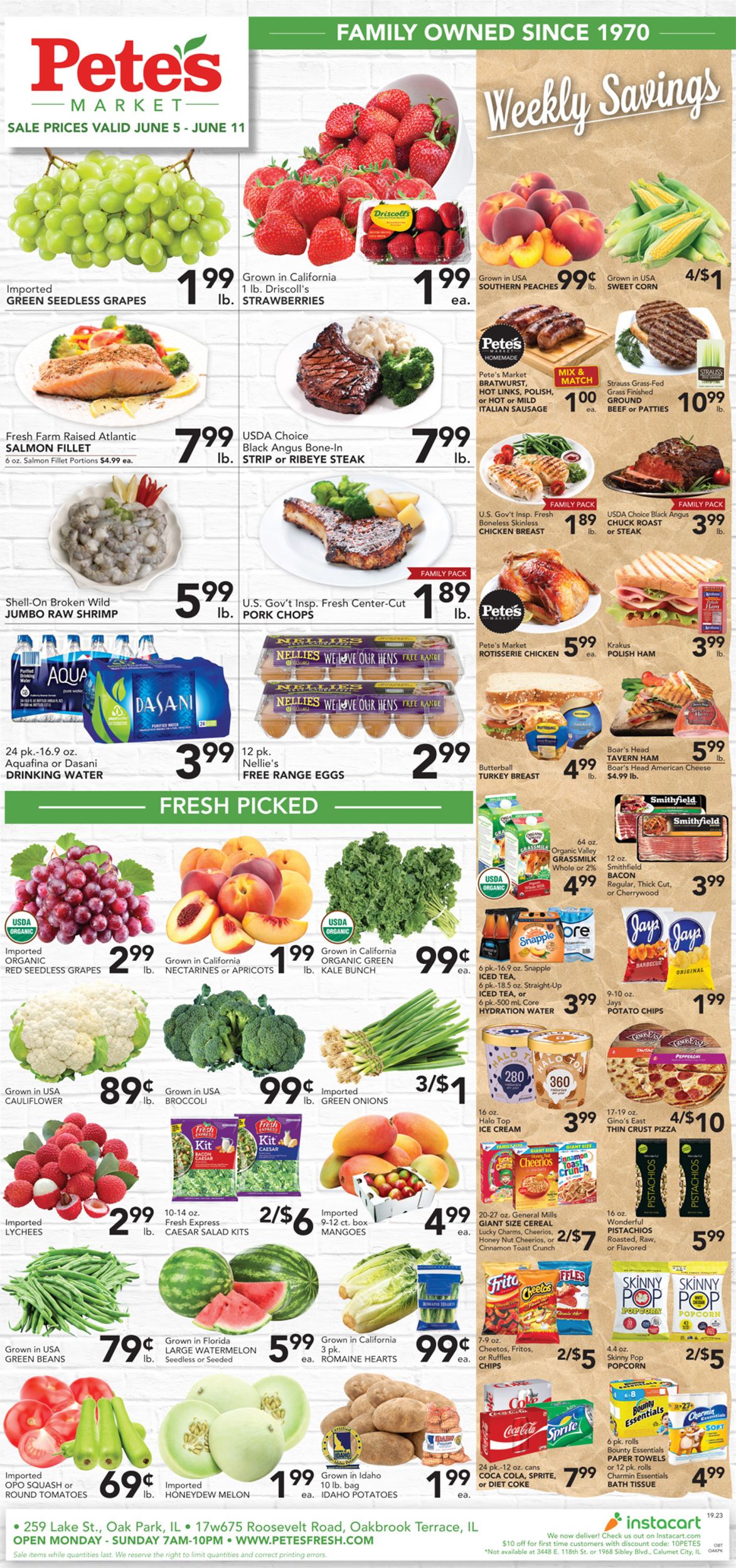 Catalogue Pete's Fresh Market from 06/05/2019