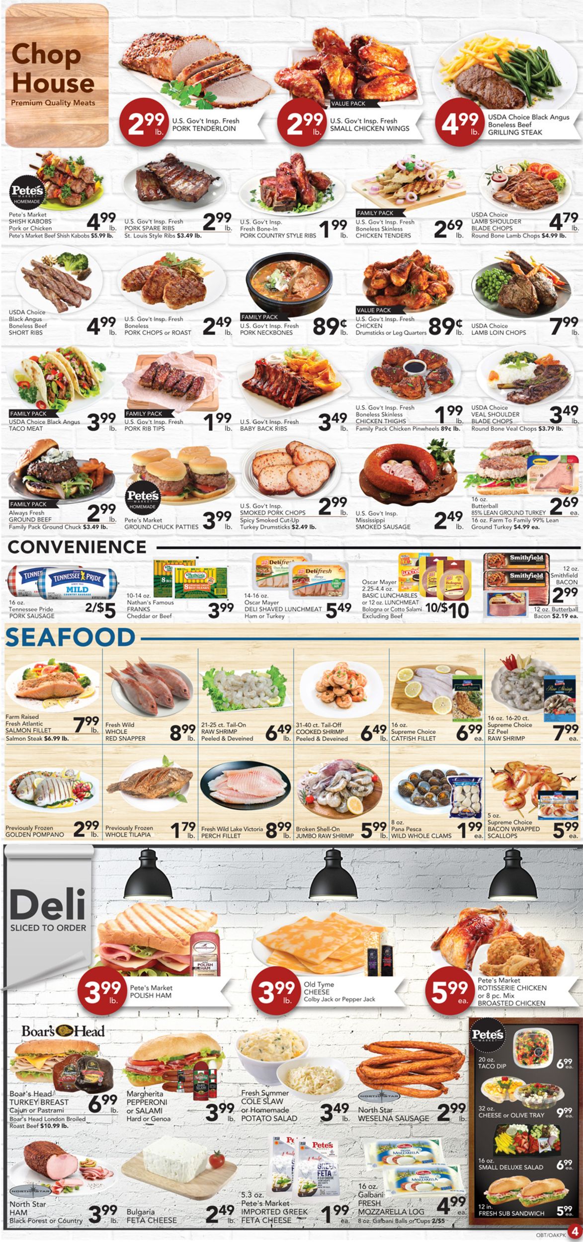 Catalogue Pete's Fresh Market from 07/10/2019