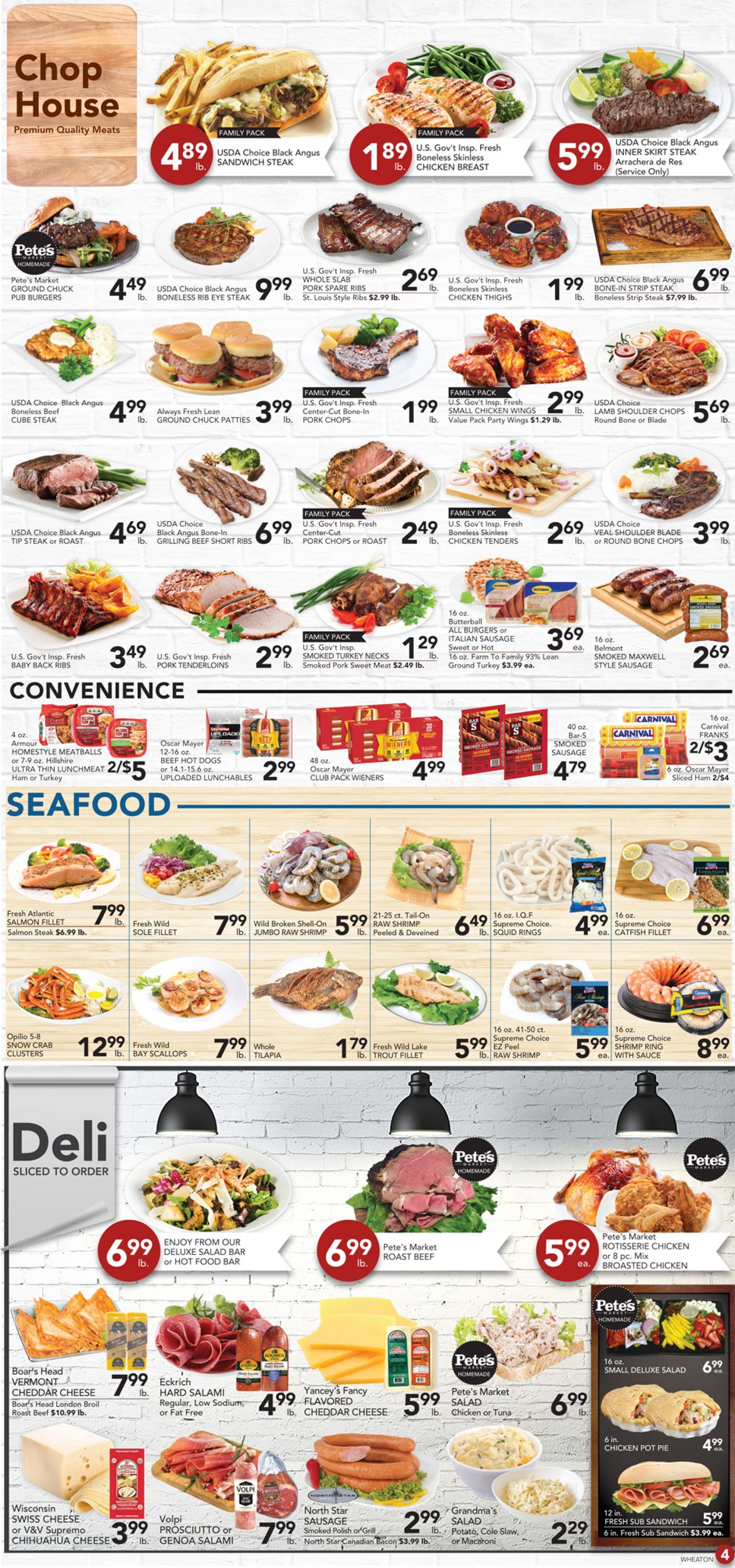 Catalogue Pete's Fresh Market from 07/24/2019