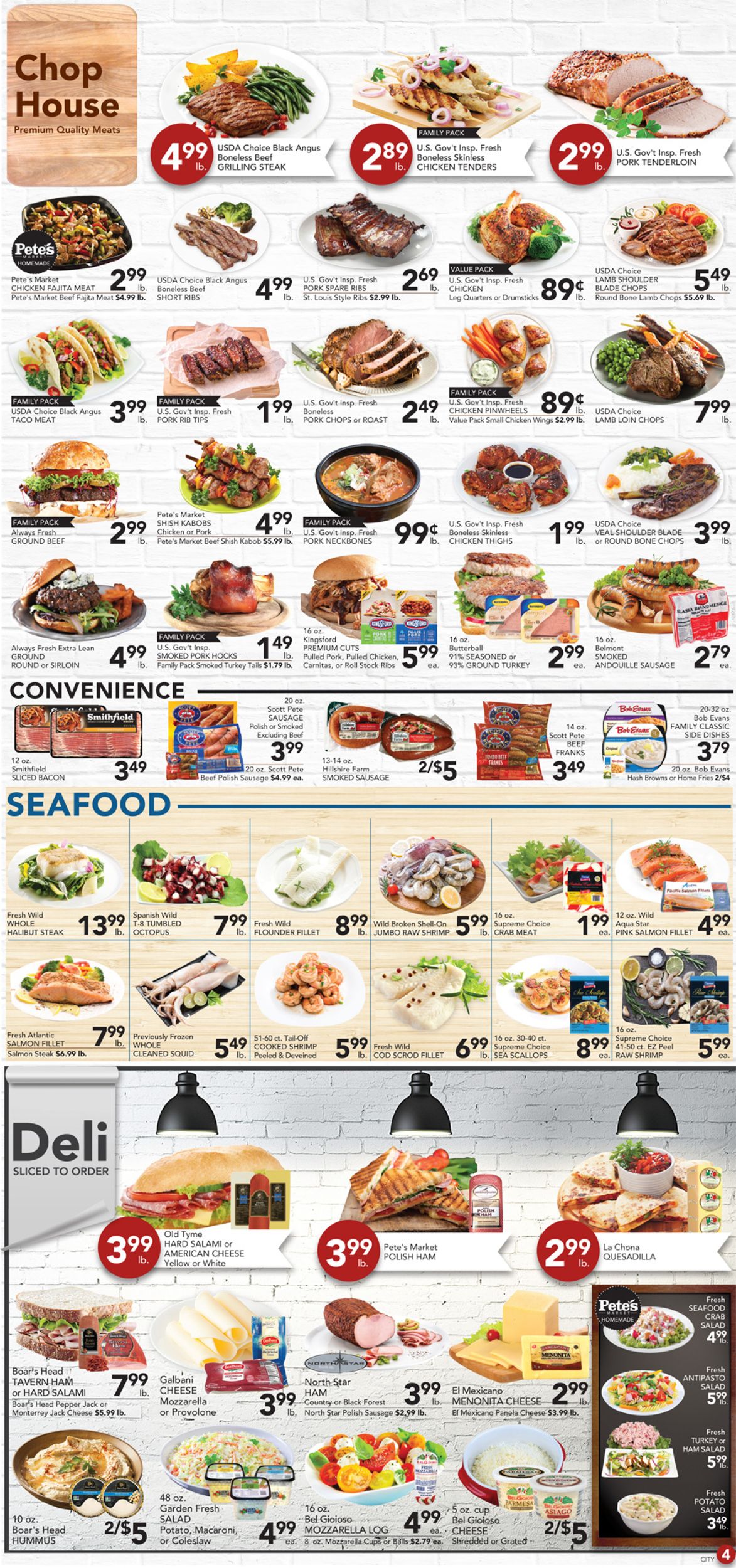 Catalogue Pete's Fresh Market from 07/31/2019