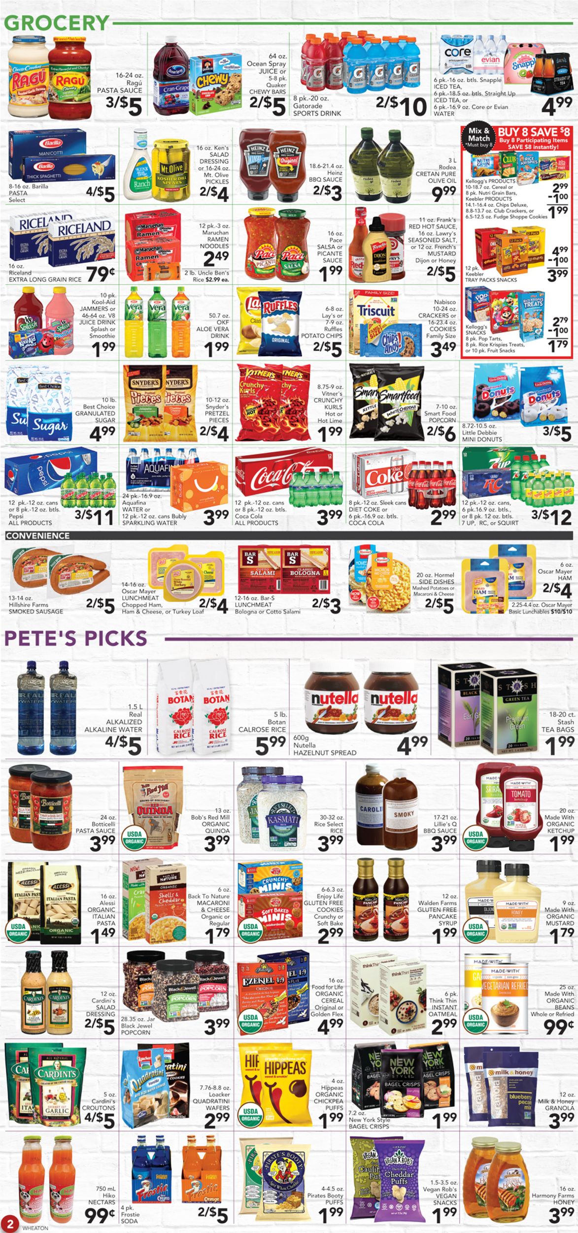 Catalogue Pete's Fresh Market from 08/21/2019
