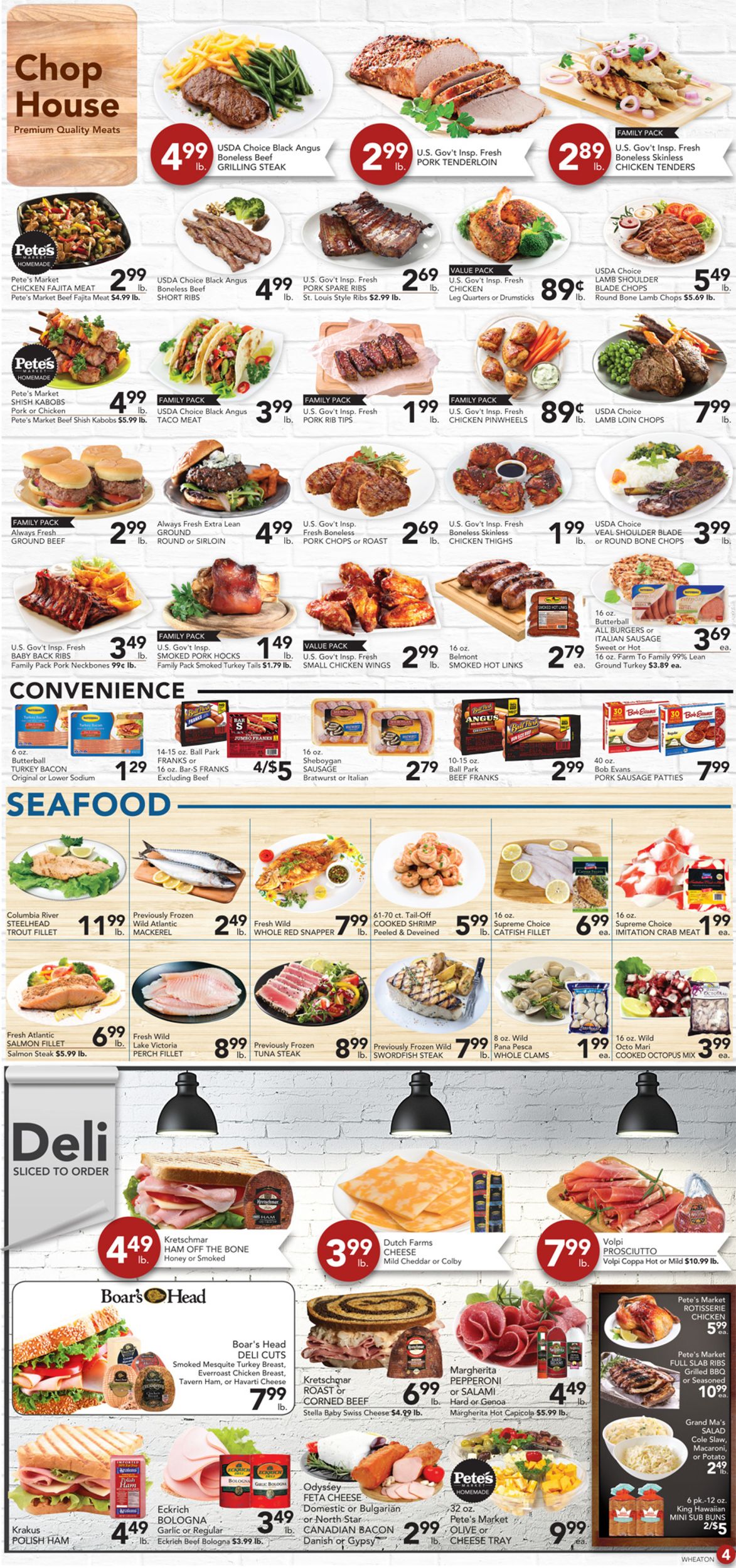 Catalogue Pete's Fresh Market from 08/21/2019