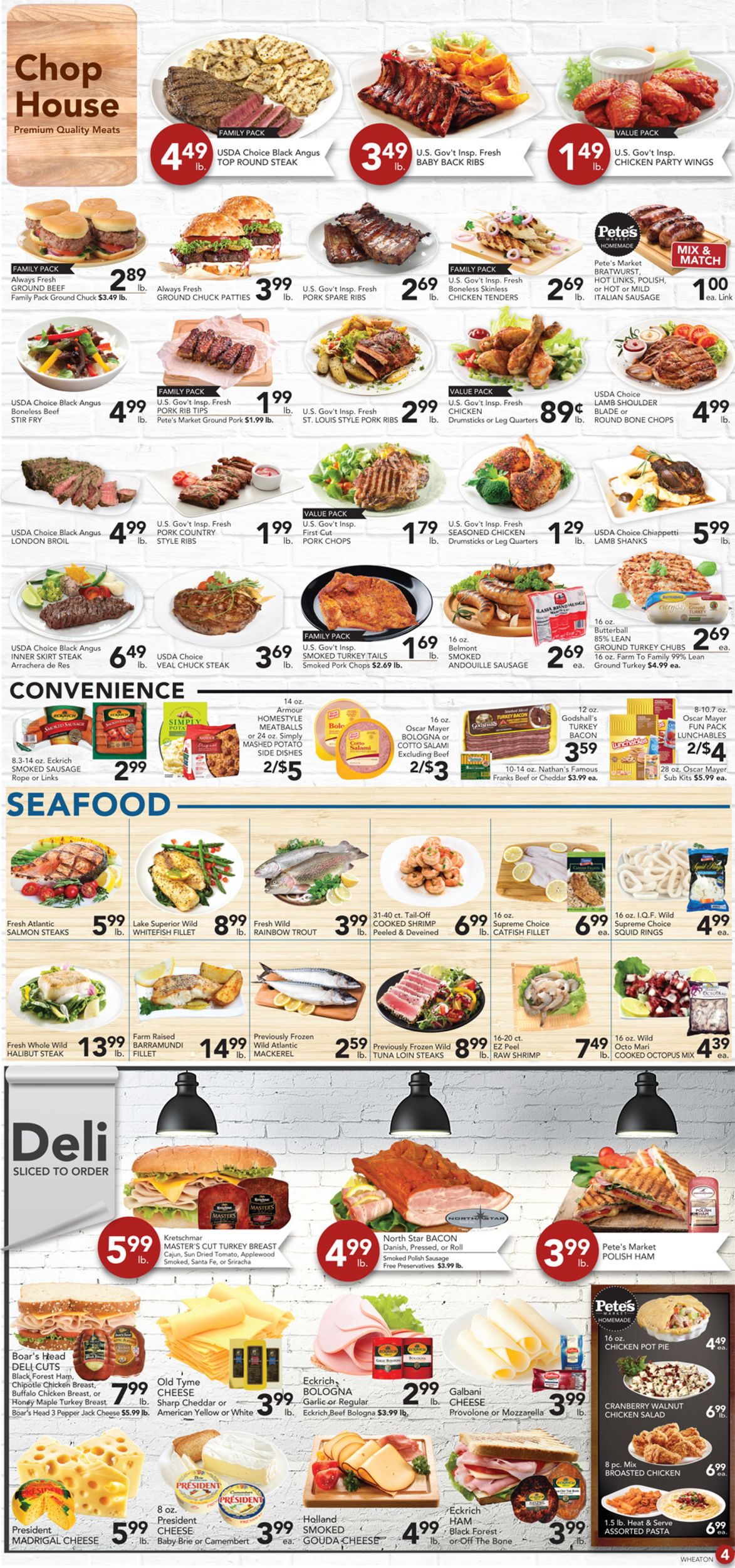 Catalogue Pete's Fresh Market from 09/04/2019