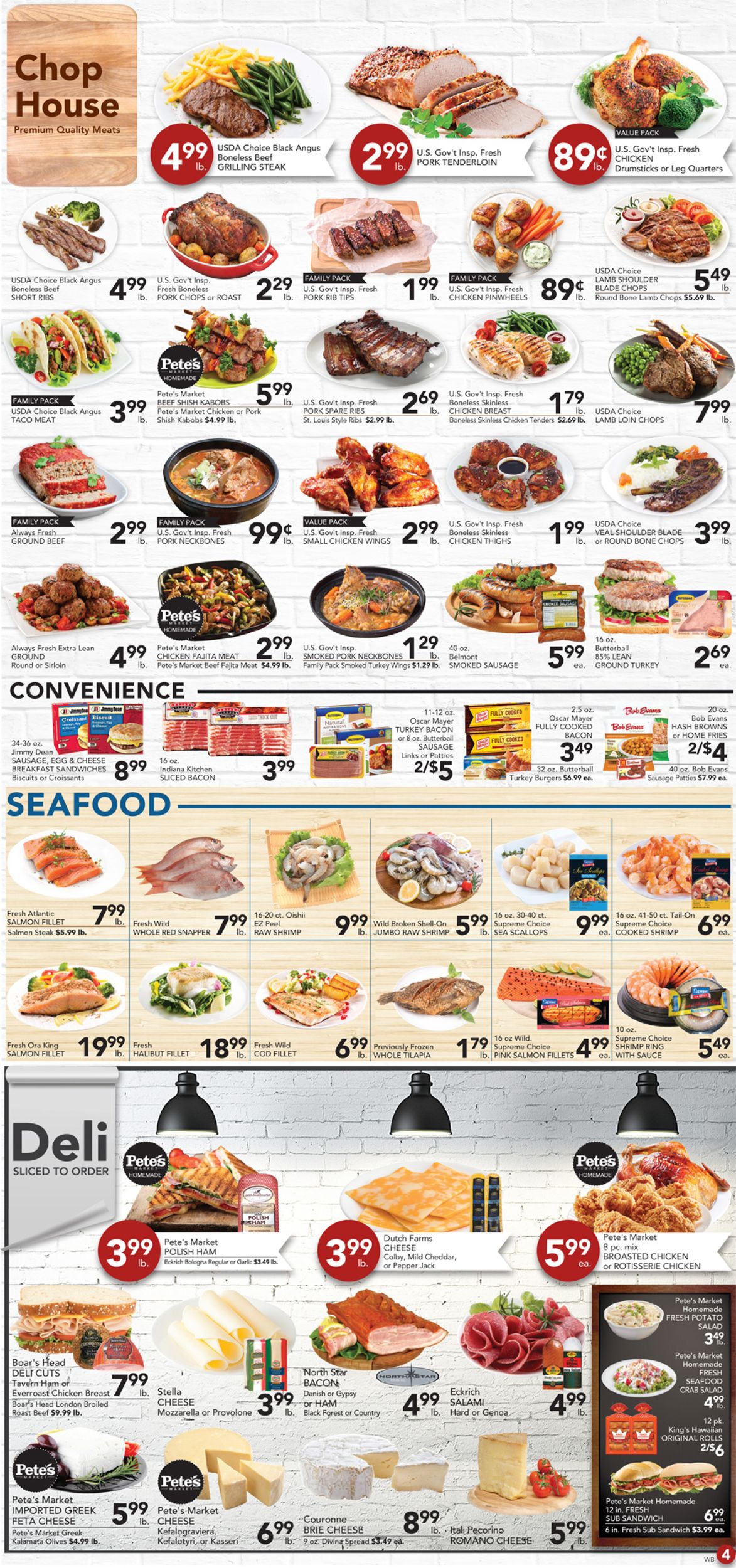 Catalogue Pete's Fresh Market from 09/11/2019