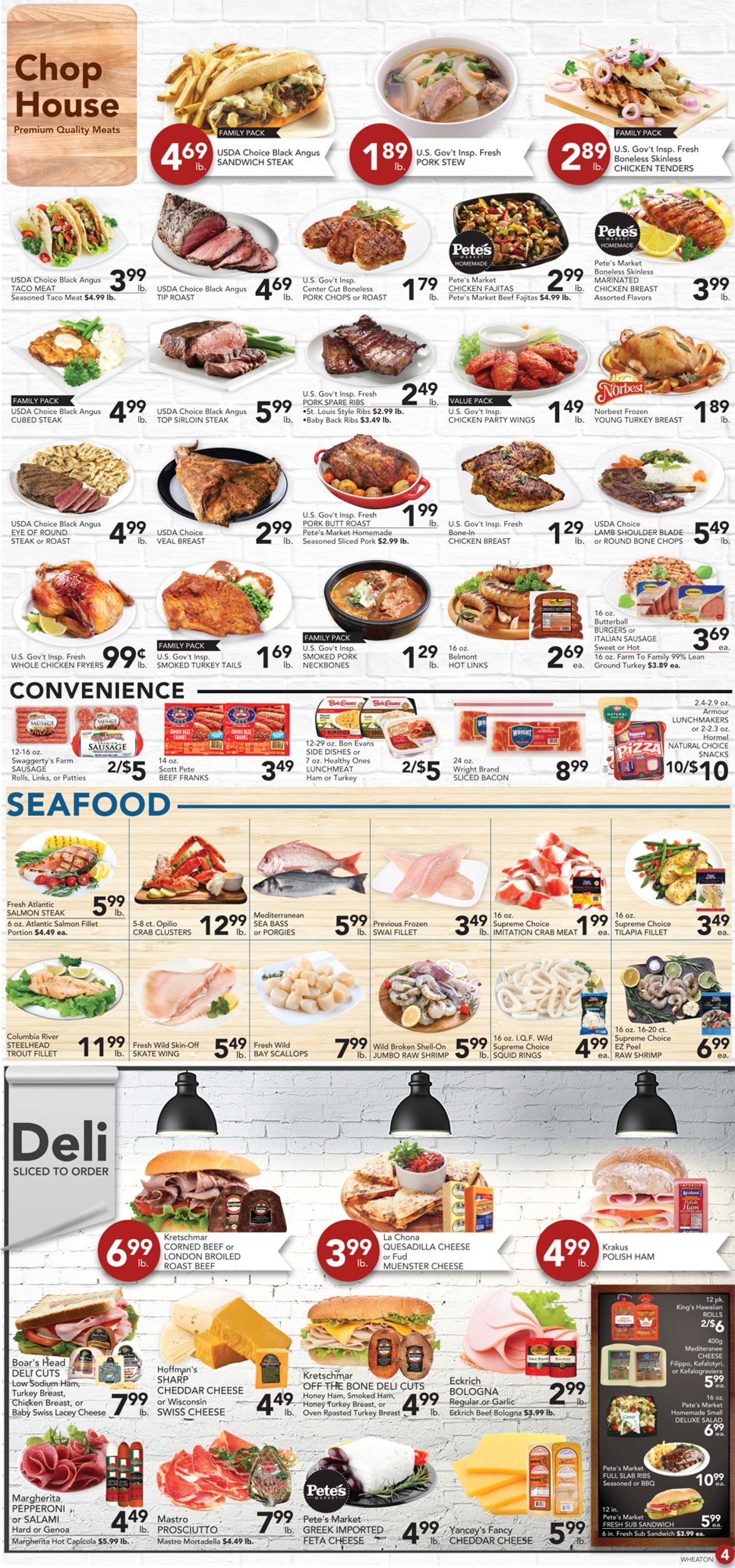Catalogue Pete's Fresh Market from 09/18/2019