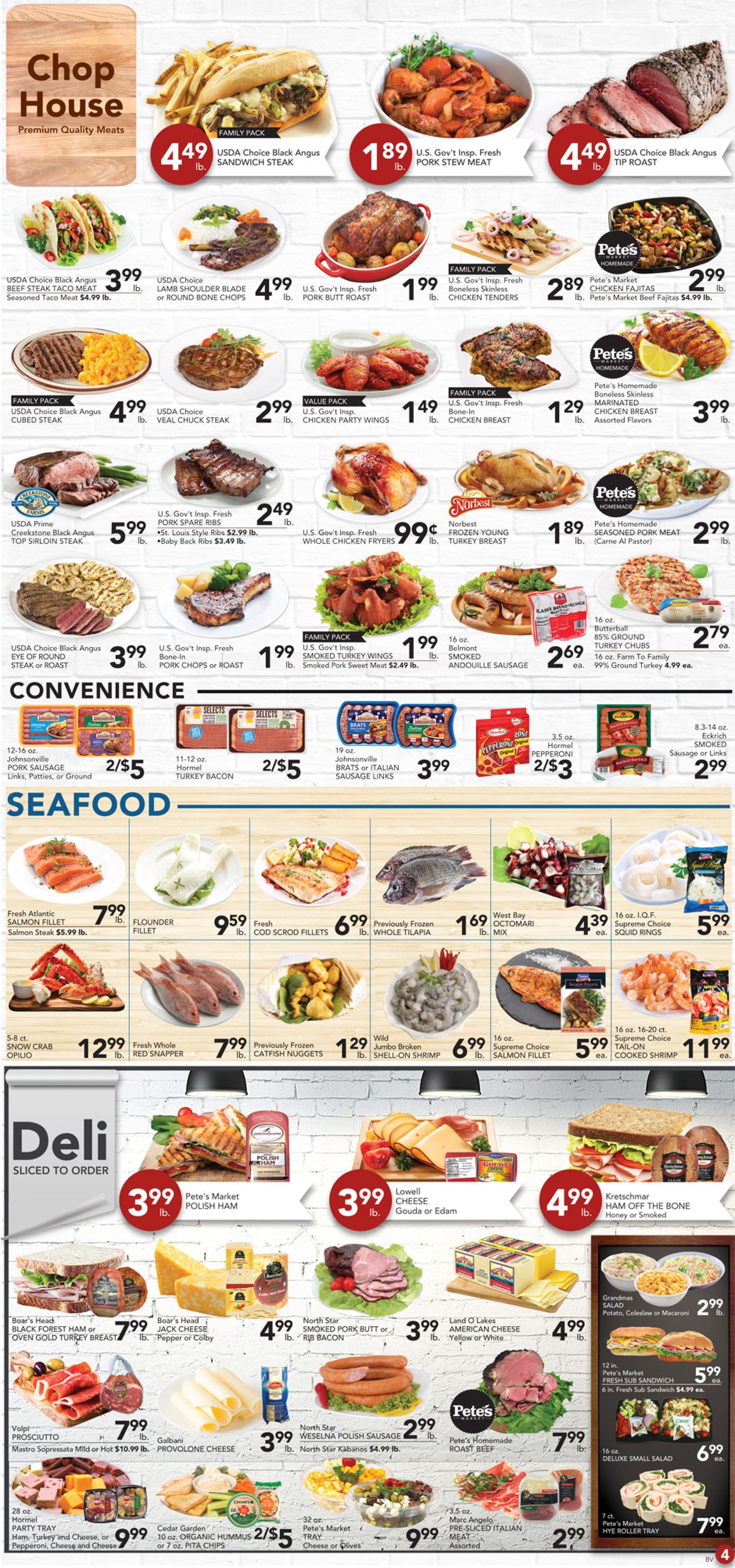 Catalogue Pete's Fresh Market from 10/30/2019