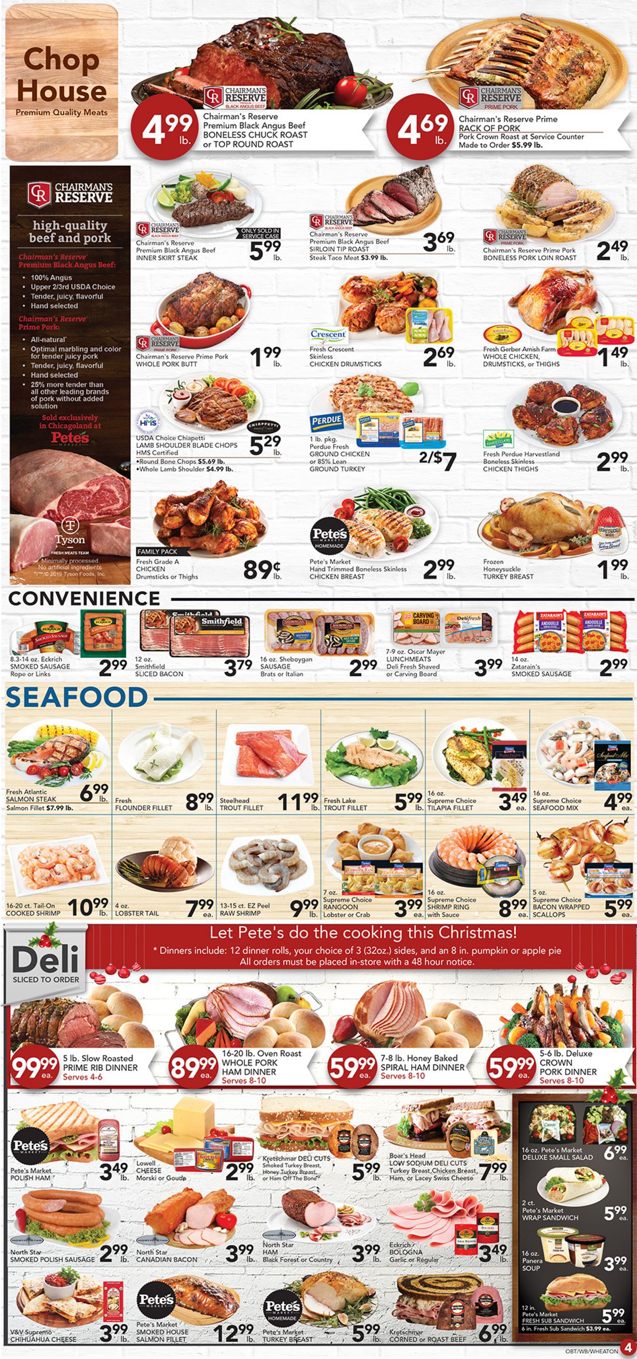 Catalogue Pete's Fresh Market from 12/04/2019