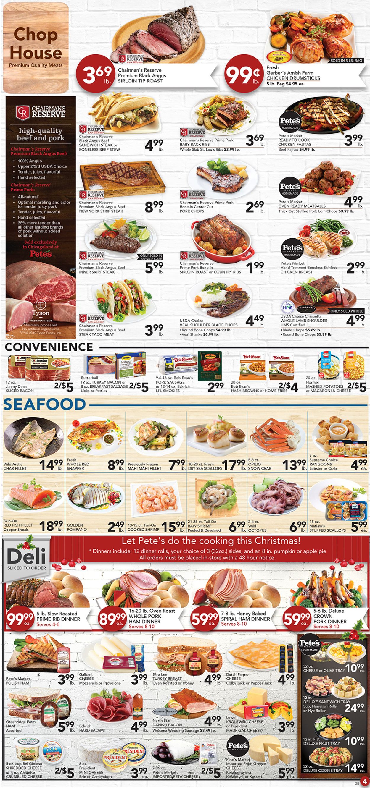 Catalogue Pete's Fresh Market from 12/11/2019