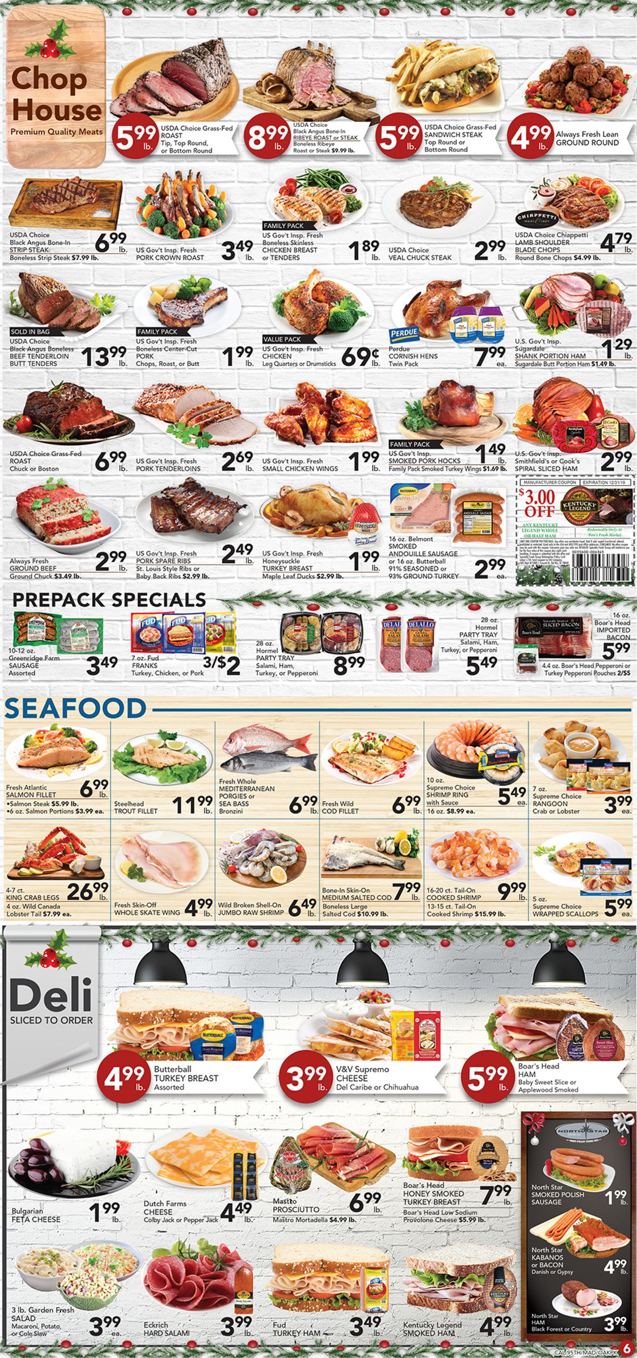 Catalogue Pete's Fresh Market - Christmas Ad 2019 from 12/18/2019