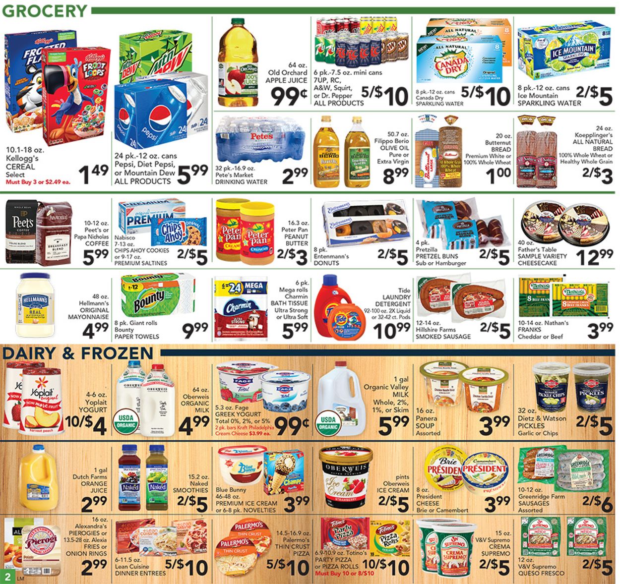 Catalogue Pete's Fresh Market from 01/01/2020