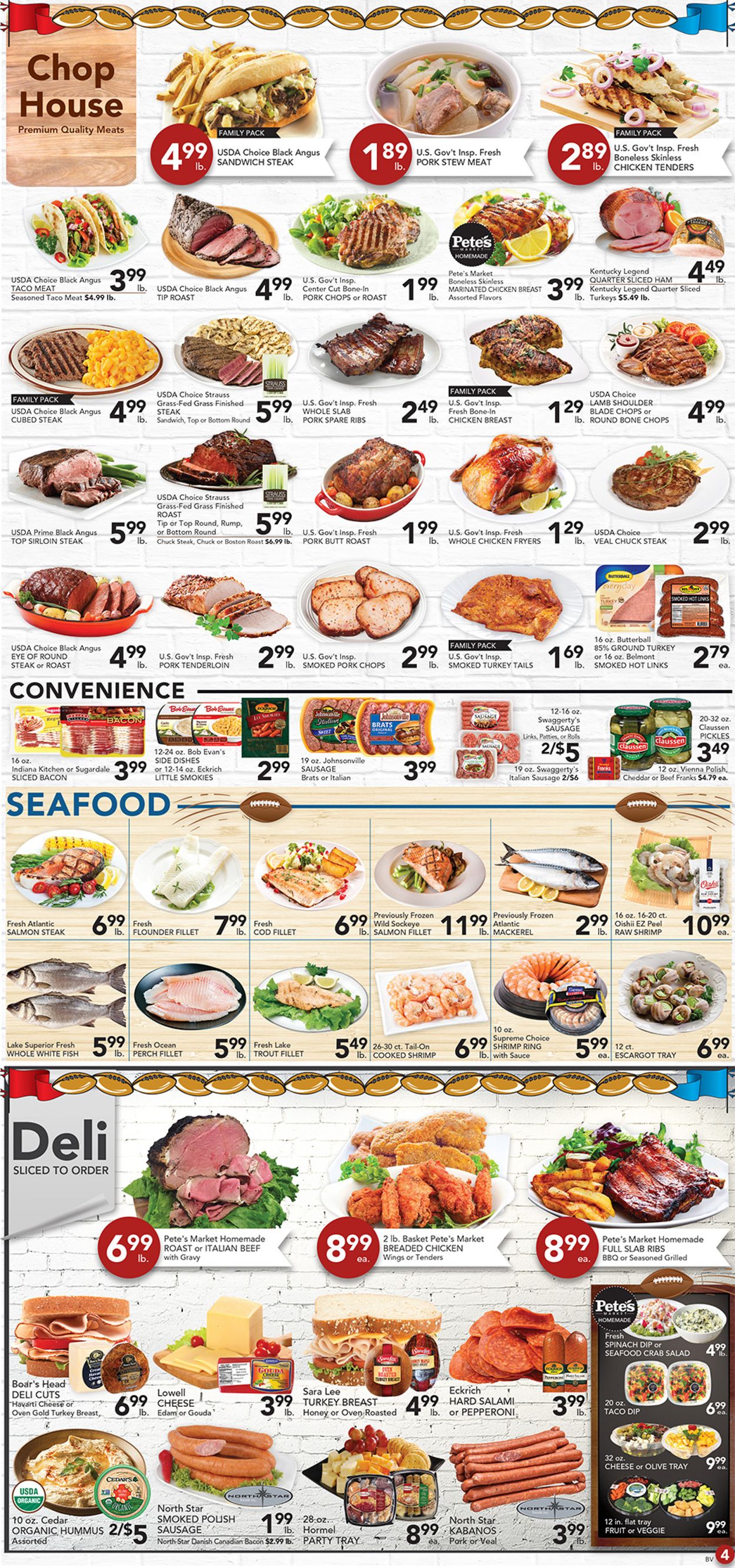 Catalogue Pete's Fresh Market from 01/29/2020