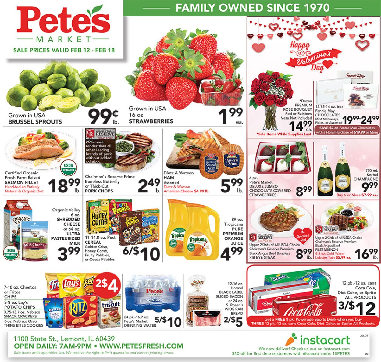 Catalogue Pete's Fresh Market from 02/12/2020