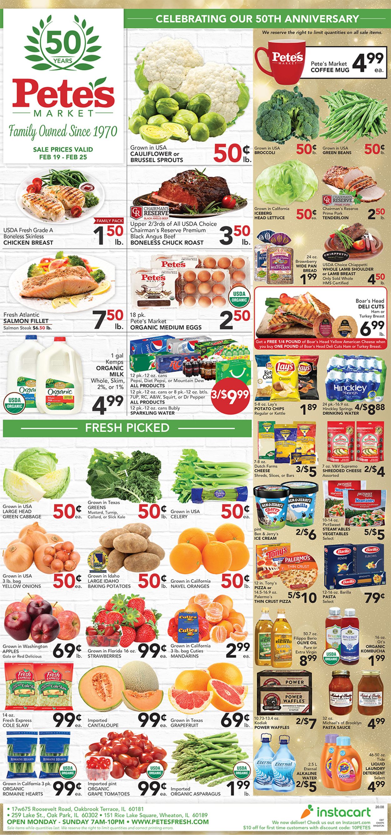 Catalogue Pete's Fresh Market from 02/19/2020
