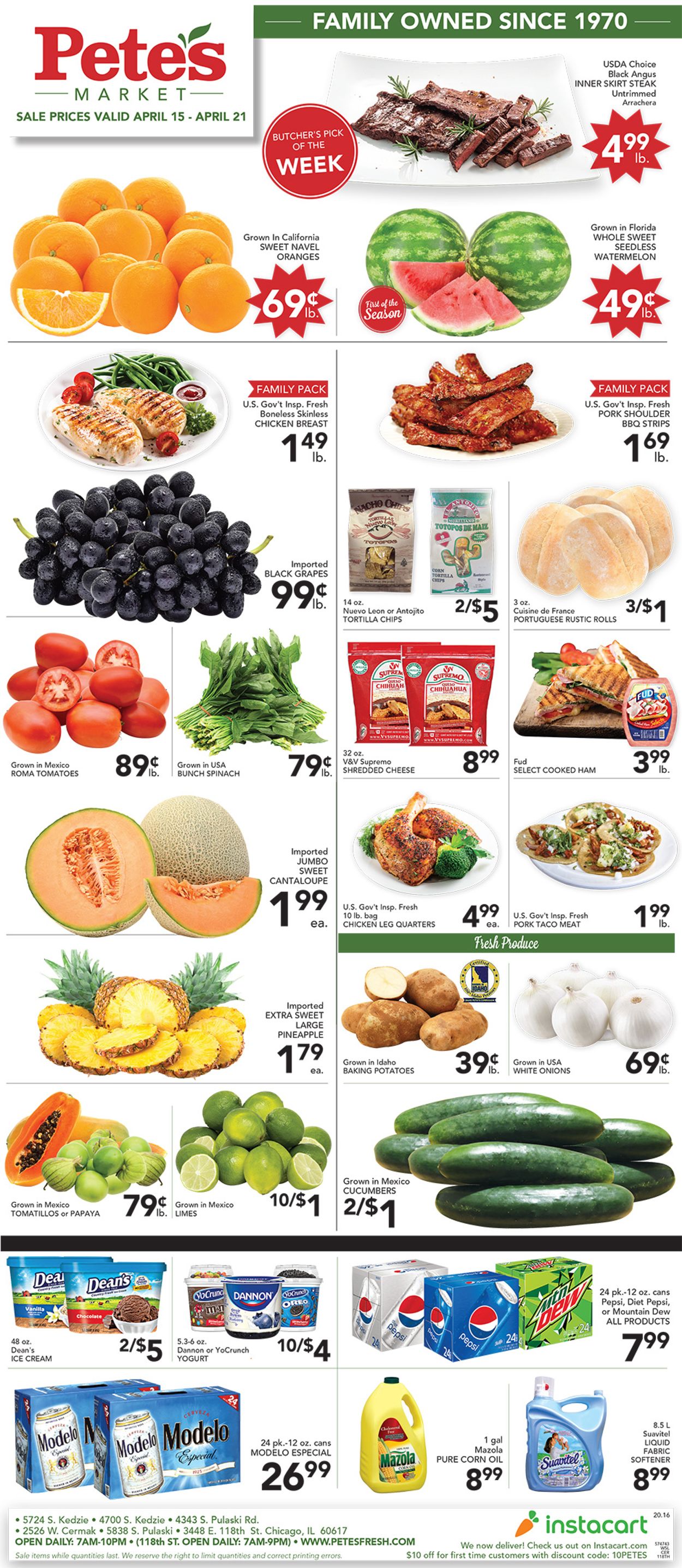 Catalogue Pete's Fresh Market from 04/15/2020