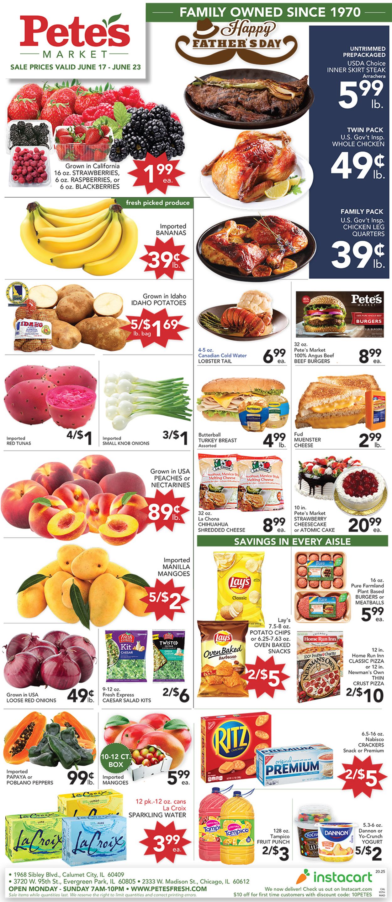 Catalogue Pete's Fresh Market from 06/17/2020
