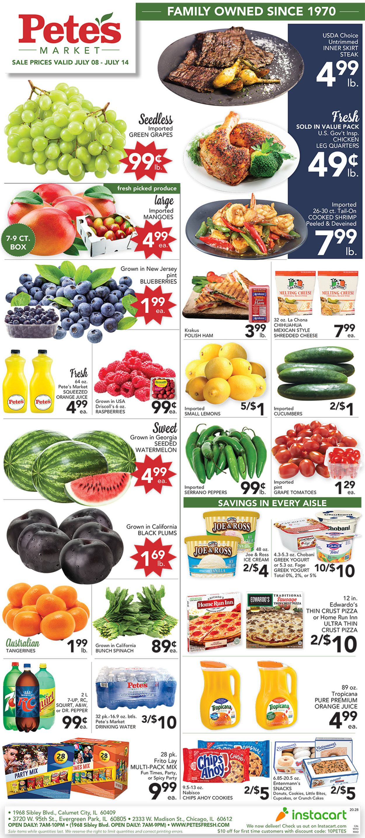 Catalogue Pete's Fresh Market from 07/08/2020