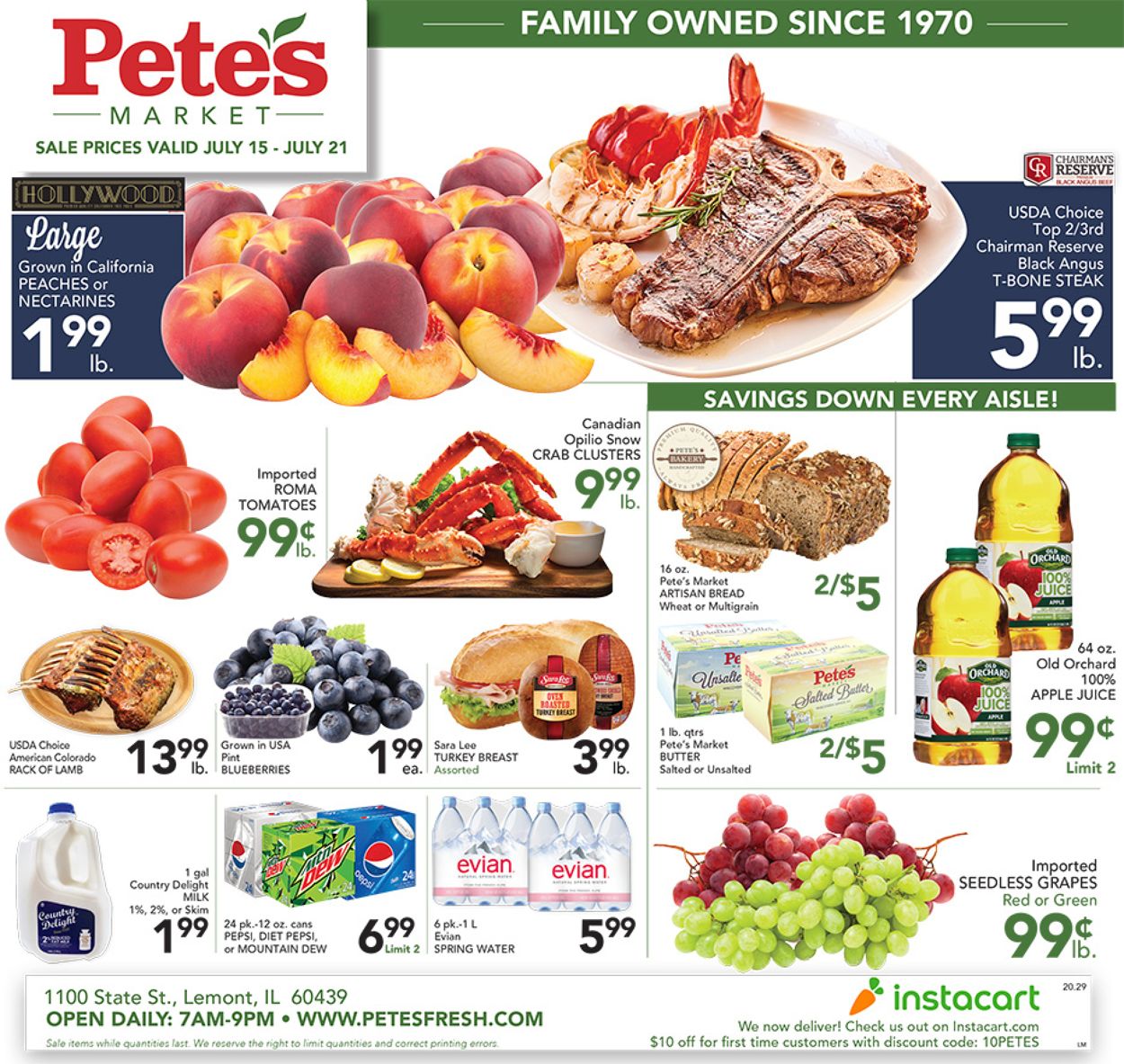 Pete's Fresh Market Current weekly ad 07/15 - 07/21/2020.