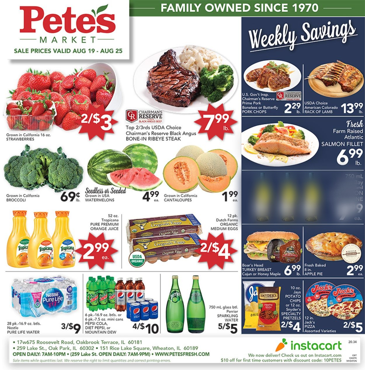 Catalogue Pete's Fresh Market from 08/19/2020