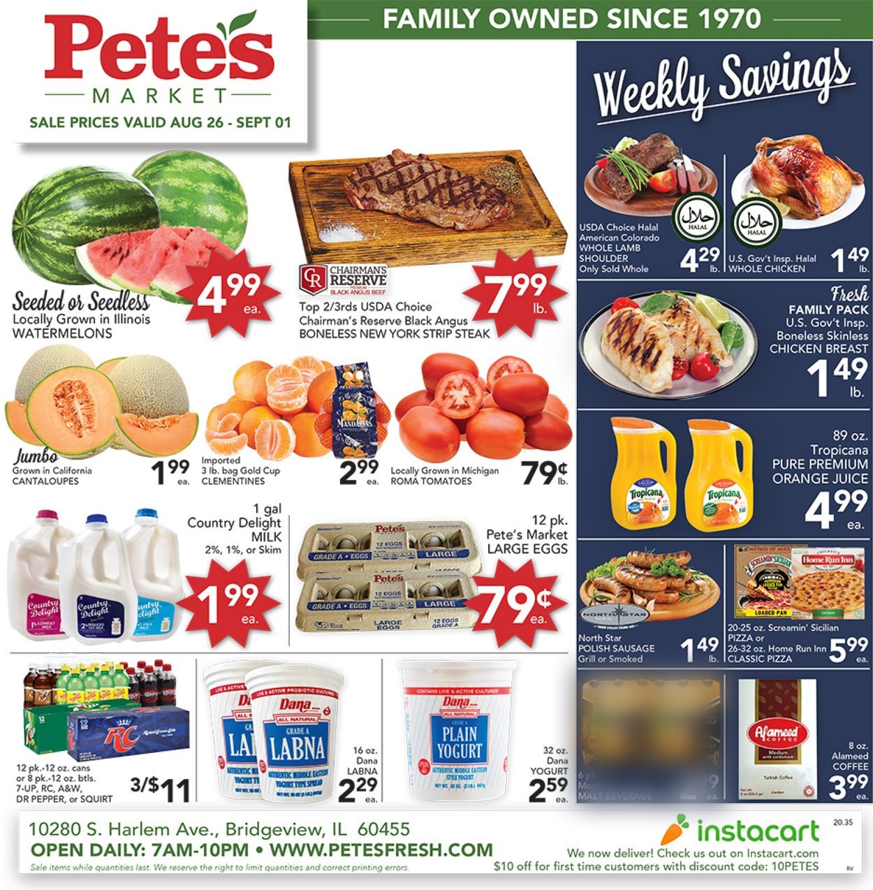 Catalogue Pete's Fresh Market from 08/26/2020