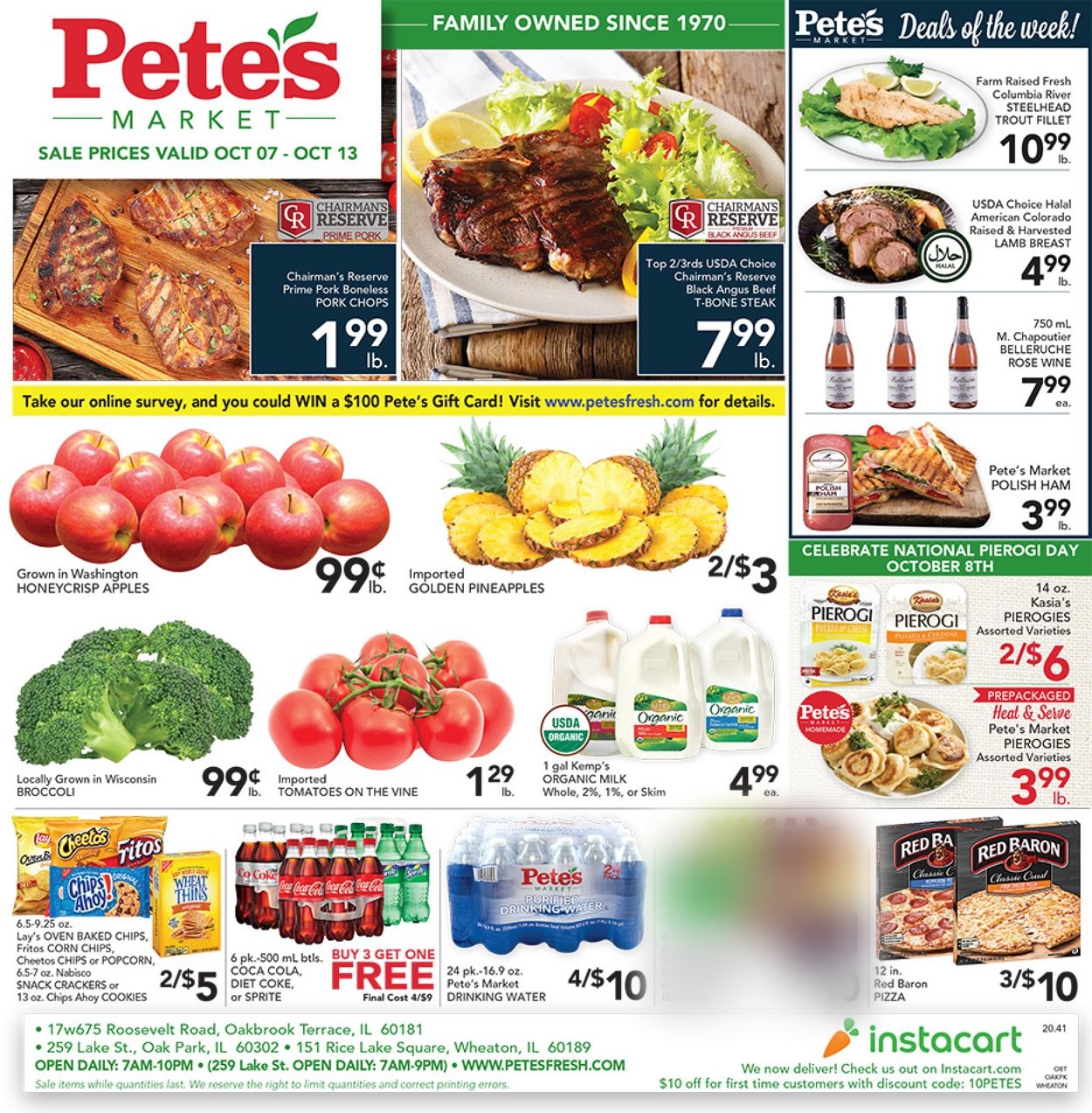 Catalogue Pete's Fresh Market from 10/07/2020