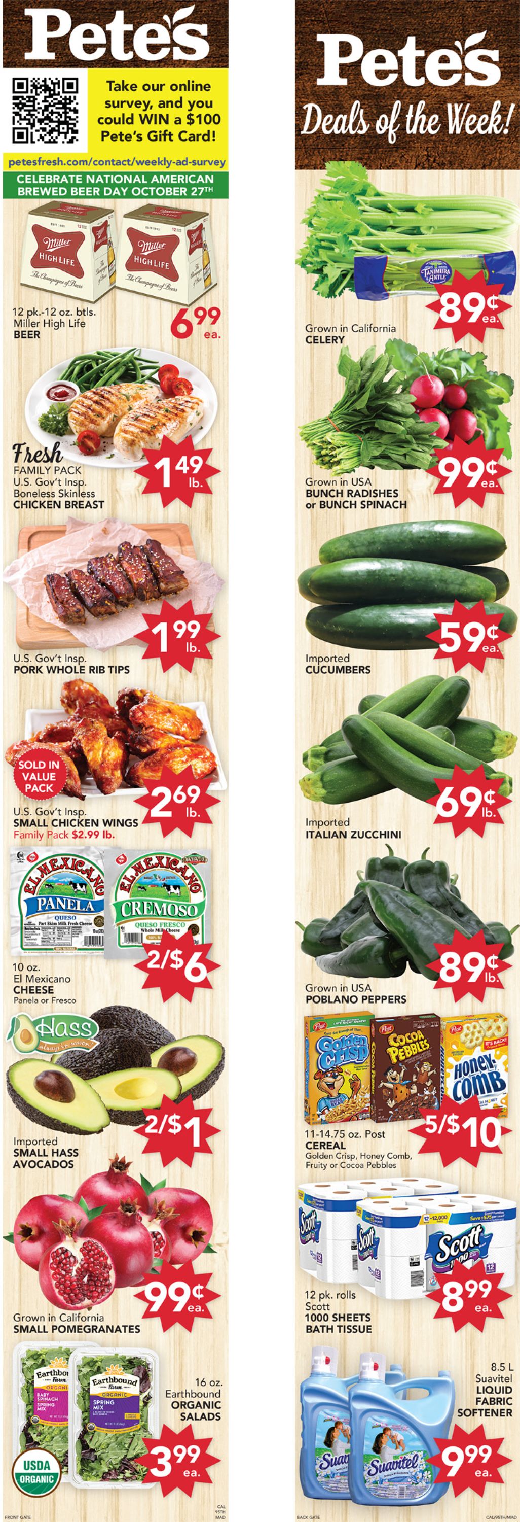 Catalogue Pete's Fresh Market from 10/21/2020
