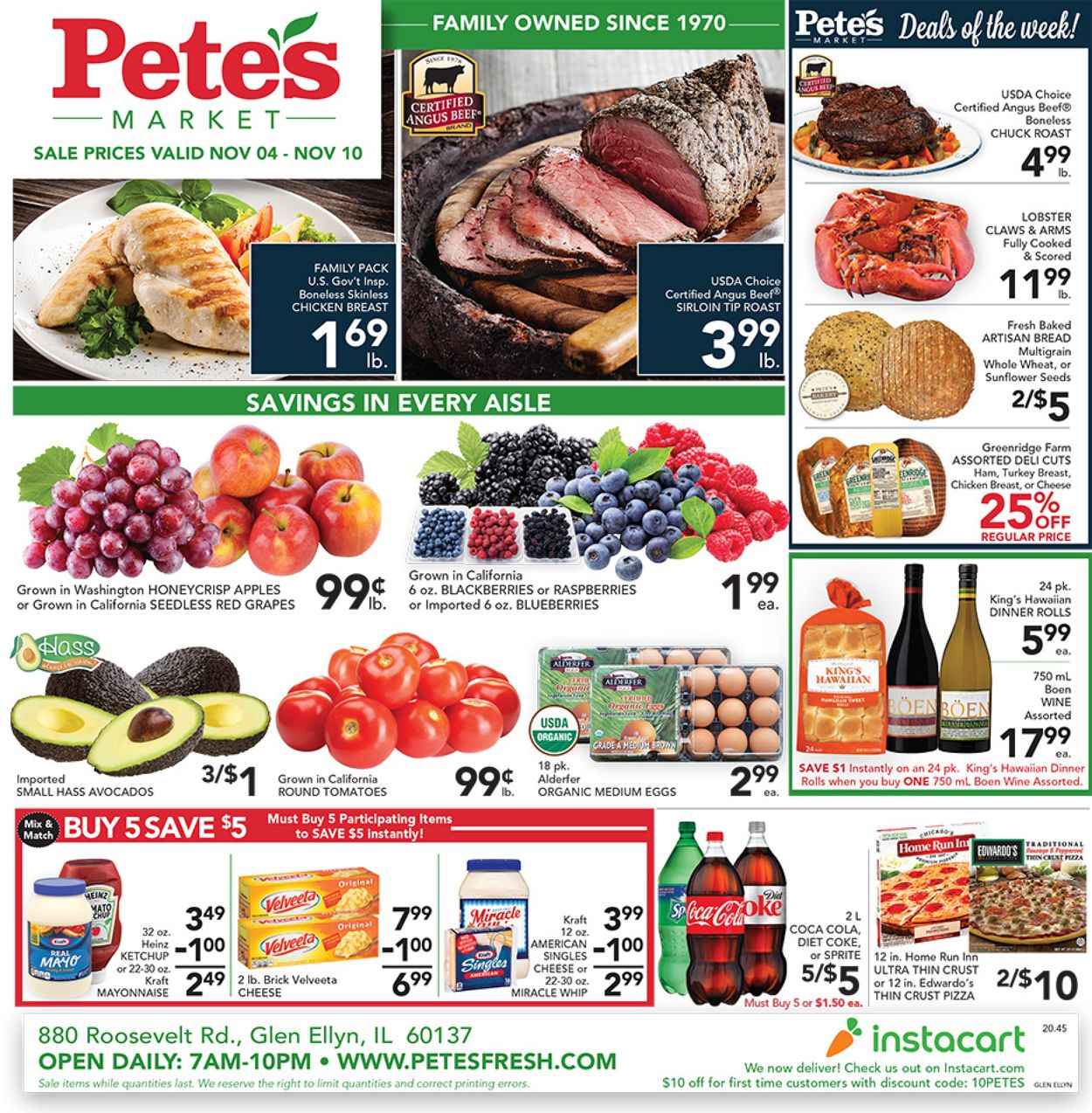Catalogue Pete's Fresh Market from 11/04/2020