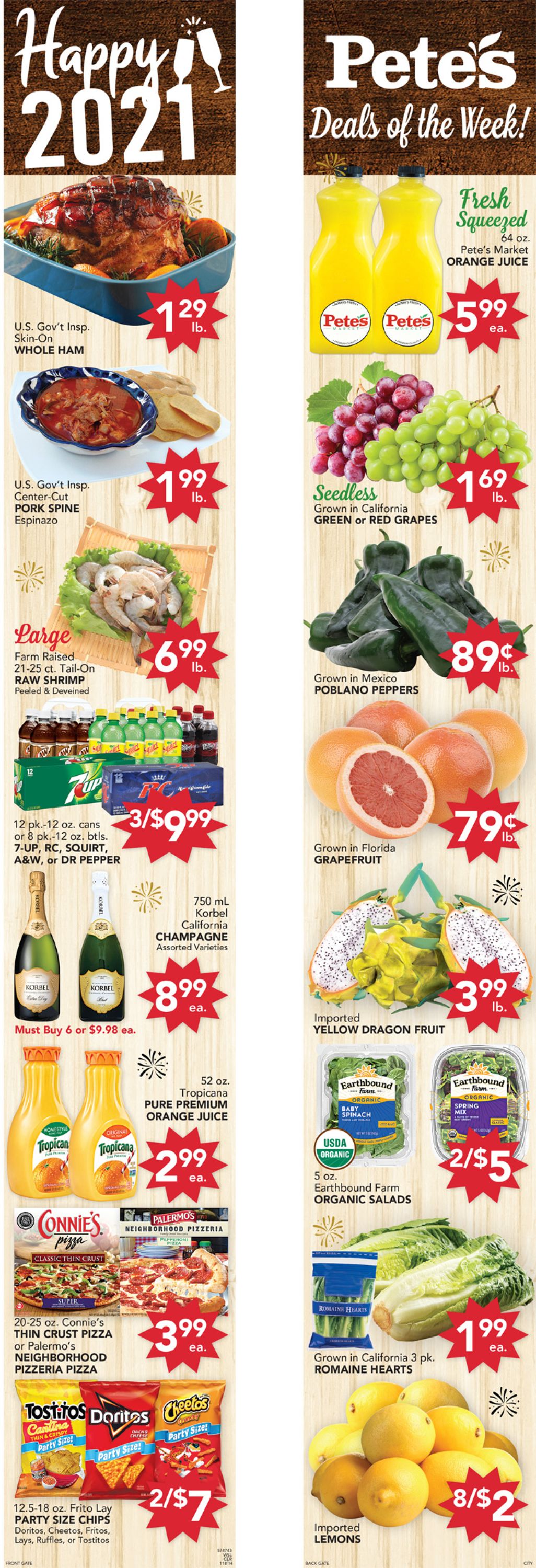 Catalogue Pete's Fresh Market from 12/26/2020