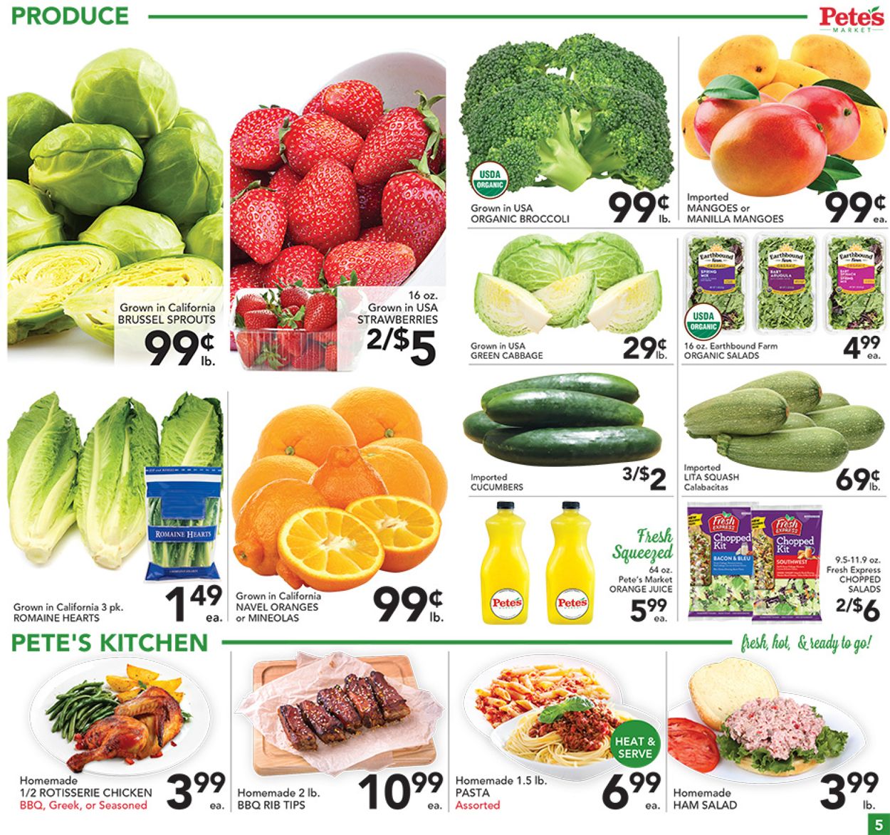 Catalogue Pete's Fresh Market from 05/12/2021